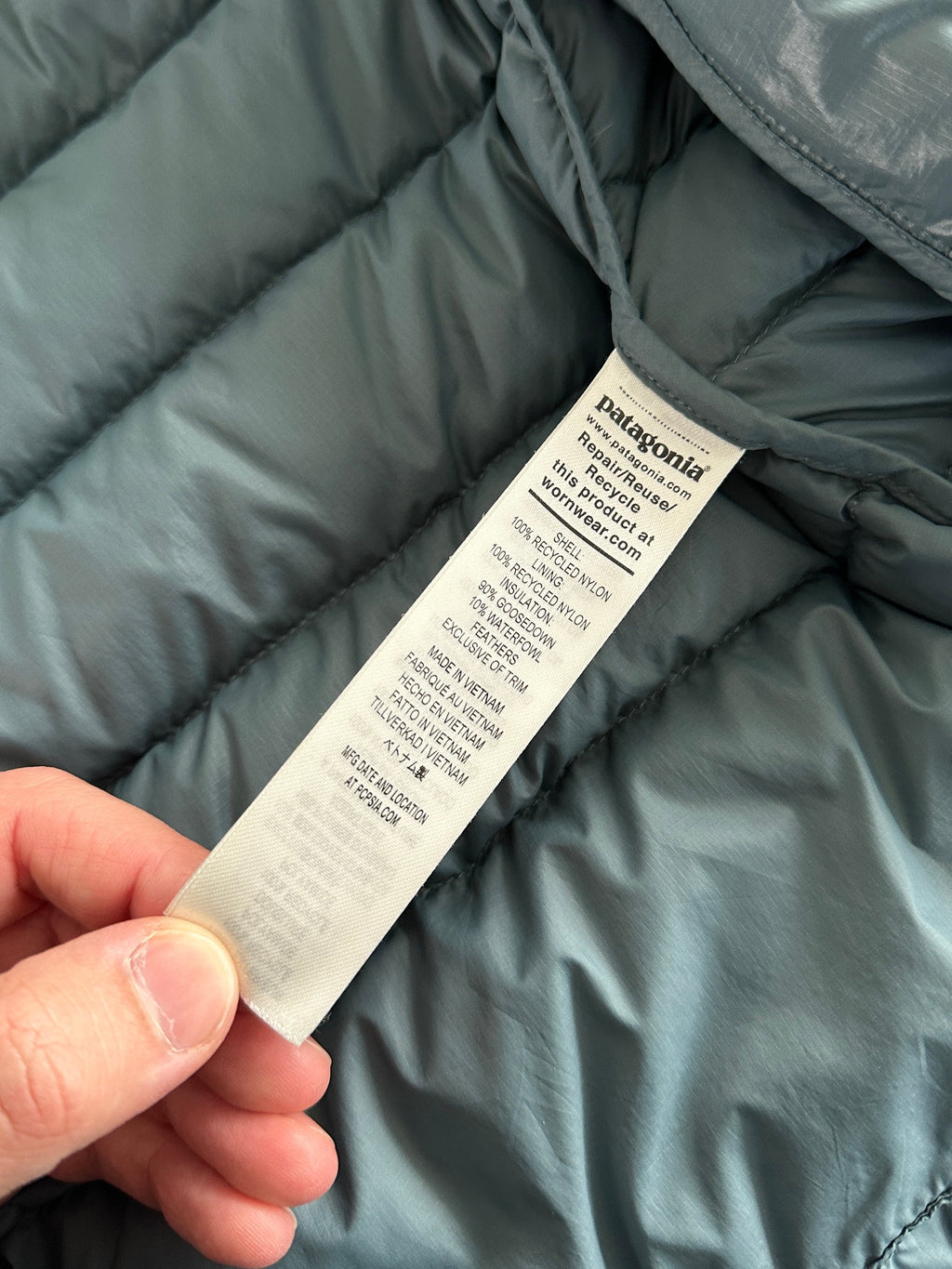 Patagonia Down Fill Zip Up Gilet (XXL)