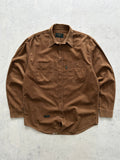 90's Valentino Jeans Corduroy Long Sleeve Shirt (L)