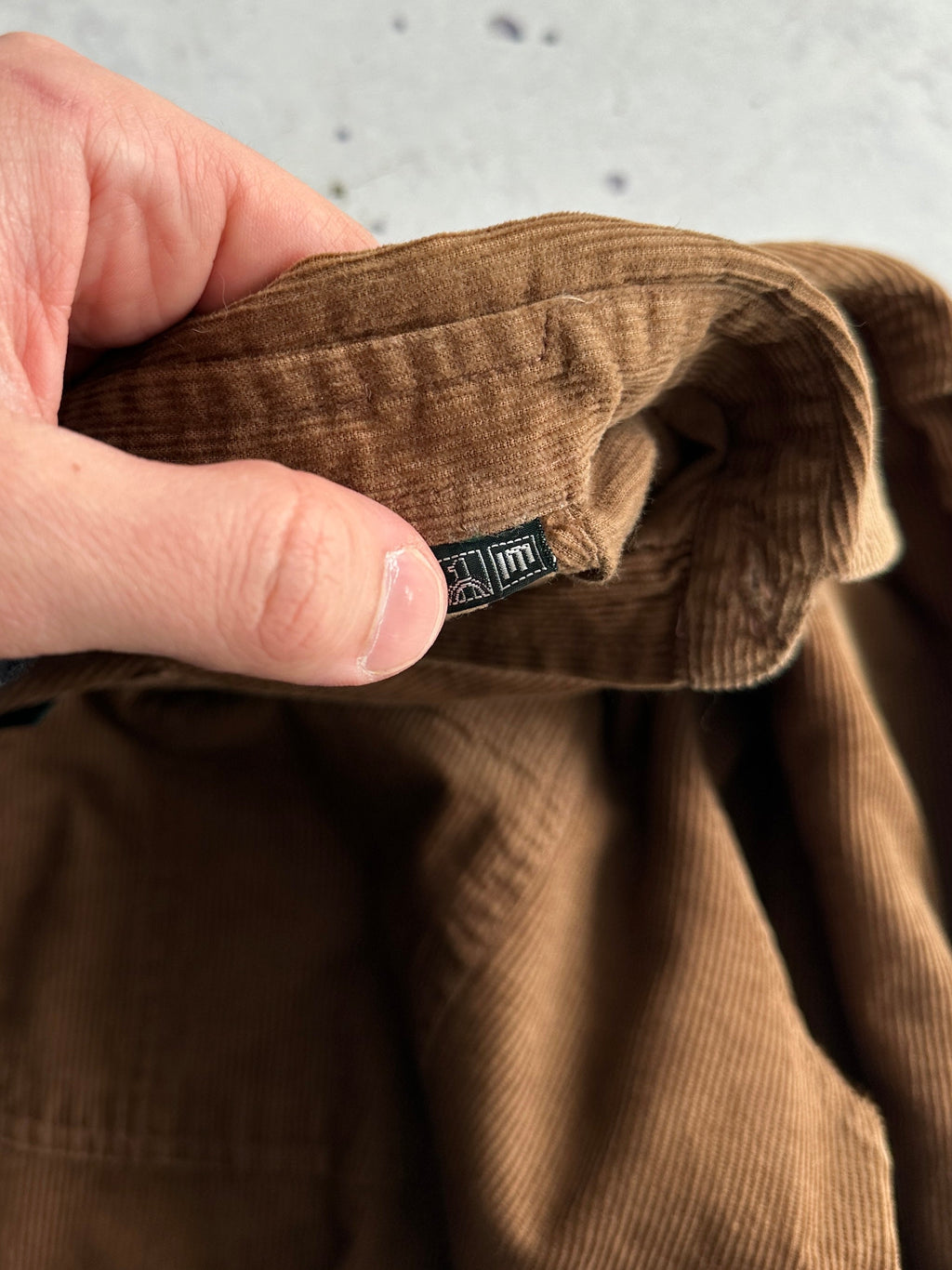 90's Valentino Jeans Corduroy Long Sleeve Shirt (L)