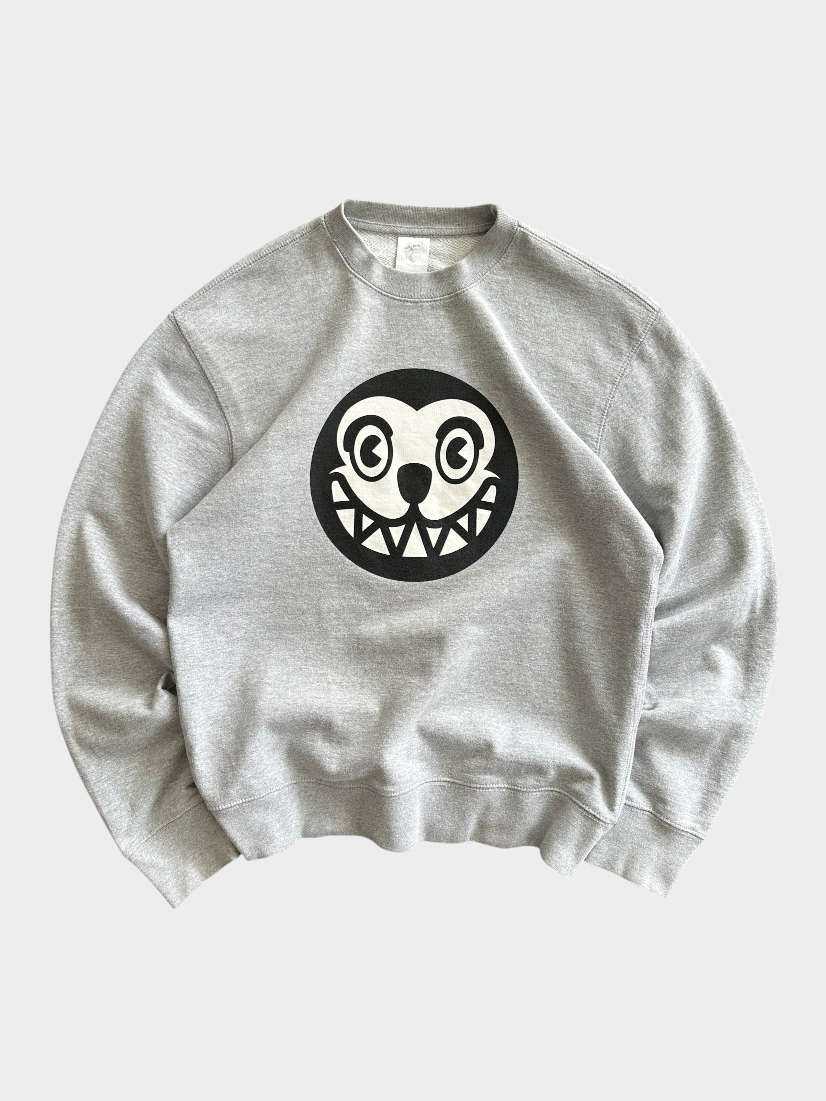 Icecream Dog Face Heavyweight Crewneck Sweatshirt (S)