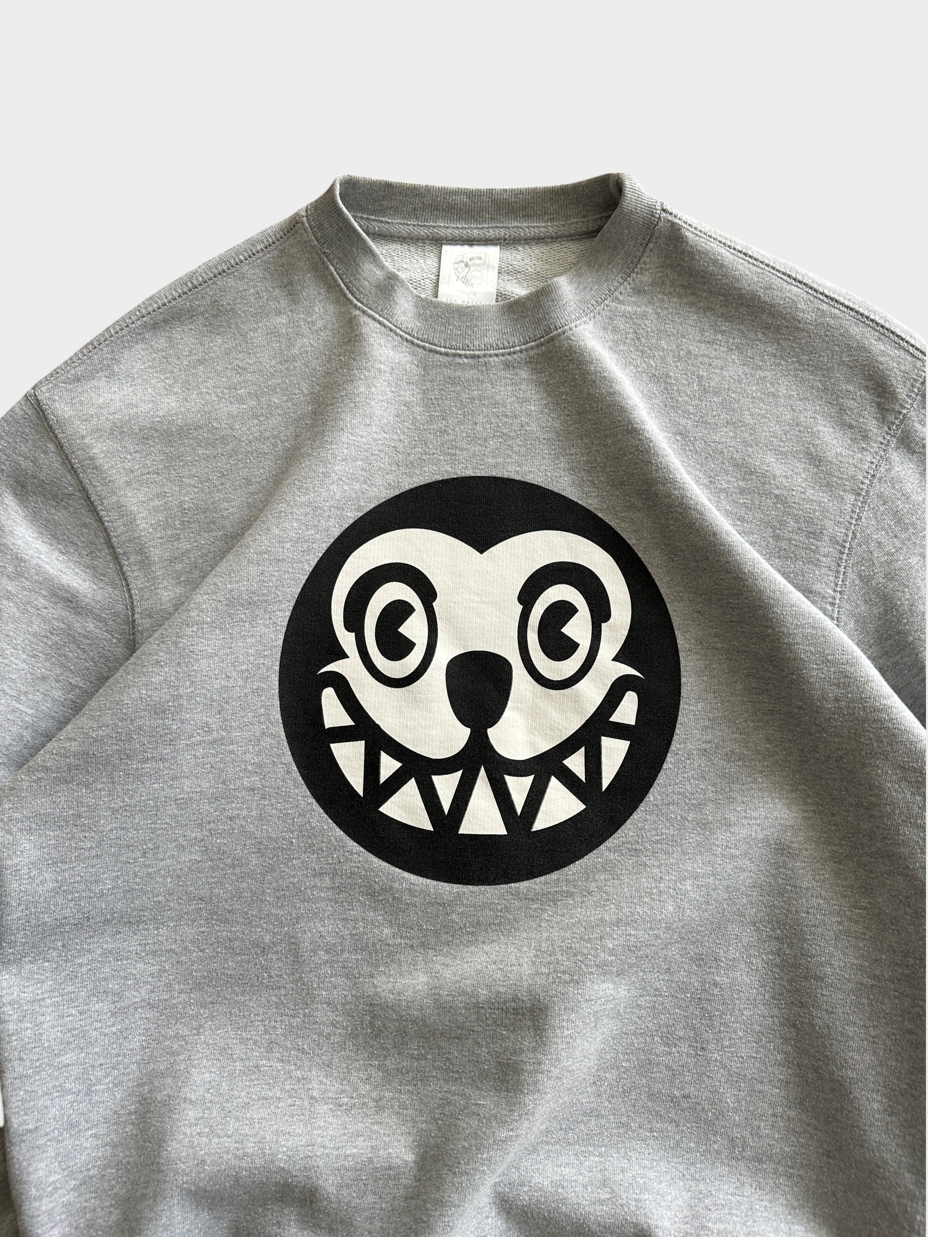 Icecream Dog Face Heavyweight Crewneck Sweatshirt (S)
