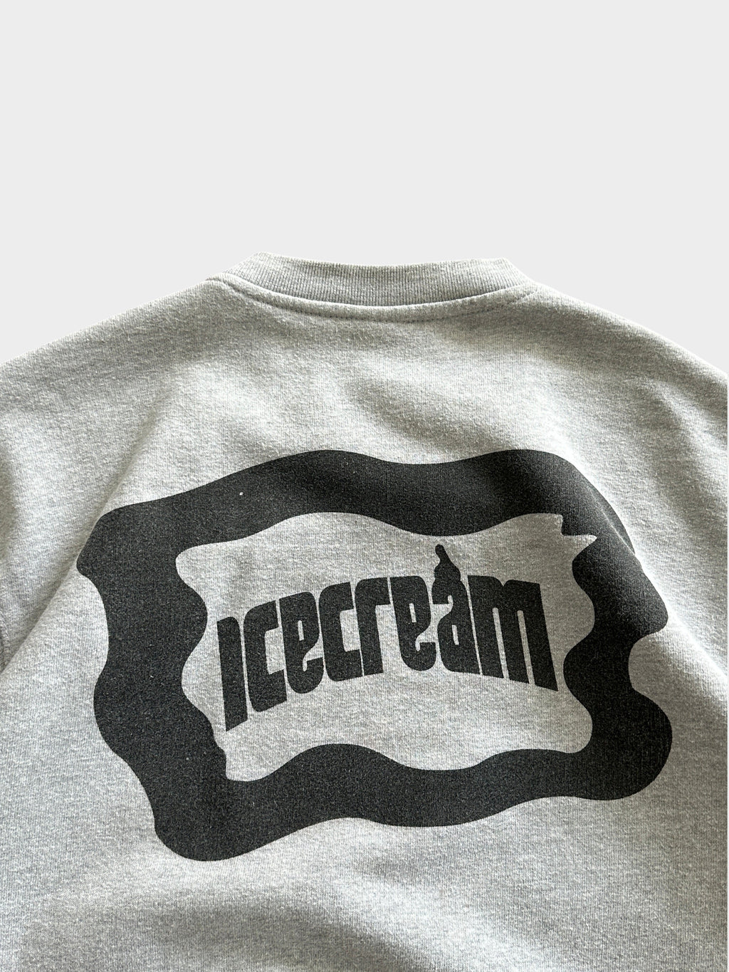 Icecream Dog Face Heavyweight Crewneck Sweatshirt (S)