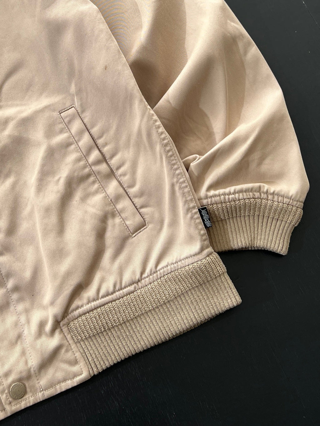 00's Stussy Heavy Canvas Zip Up Bomber Jacket (S)