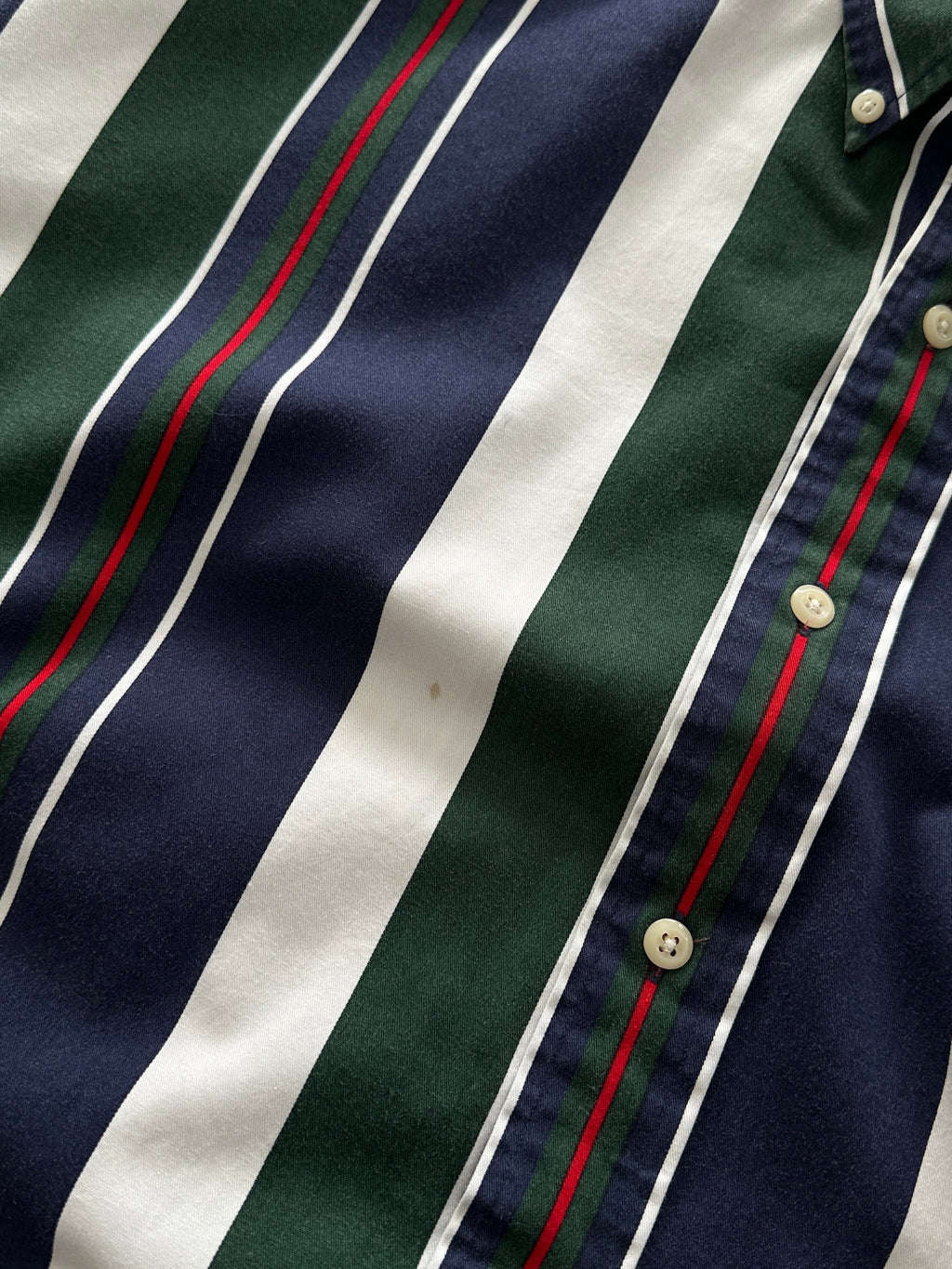 90's Ralph Lauren Blaire Vertical Stripe Shirt (XXL)