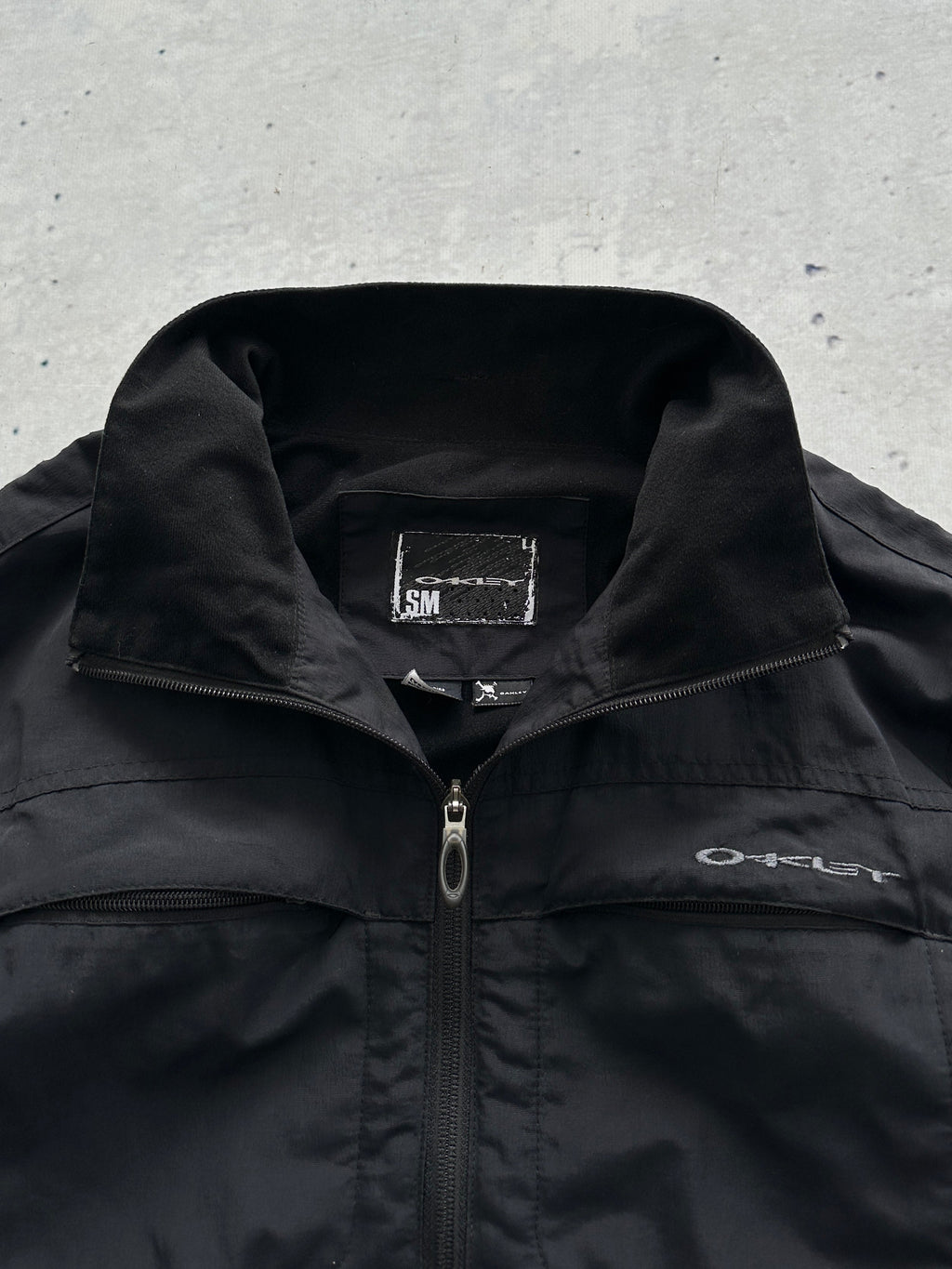 00's Oakley Spell Out Zip Up Jacket (S/M)