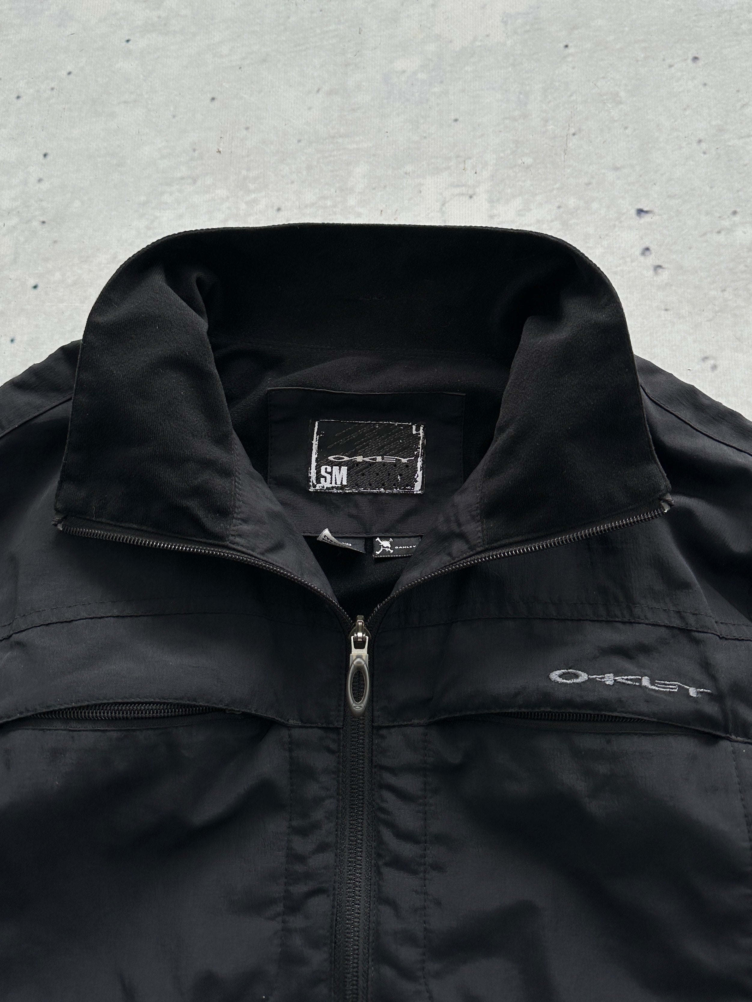 00's Oakley Spell Out Zip Up Jacket (S/M)