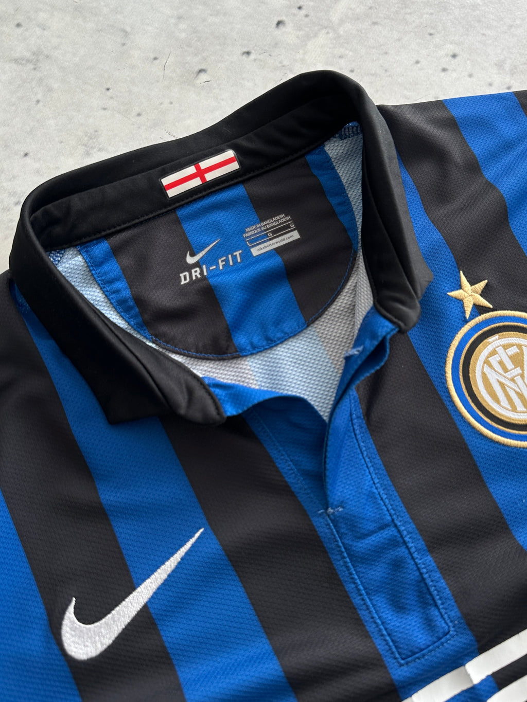 2011/12 Inter Milan Nike Long Sleeve Home Shirt (L)