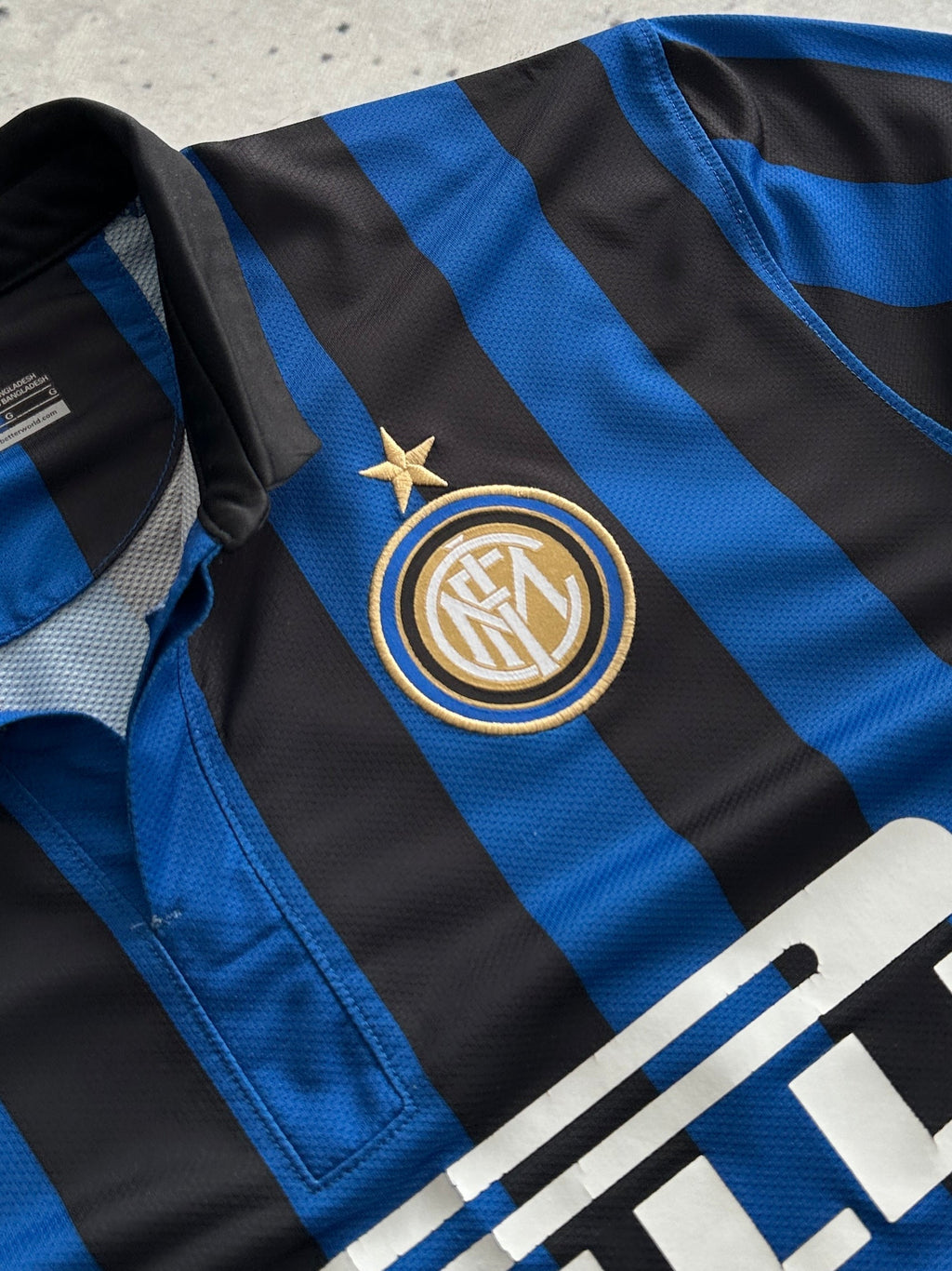 2011/12 Inter Milan Nike Long Sleeve Home Shirt (L)