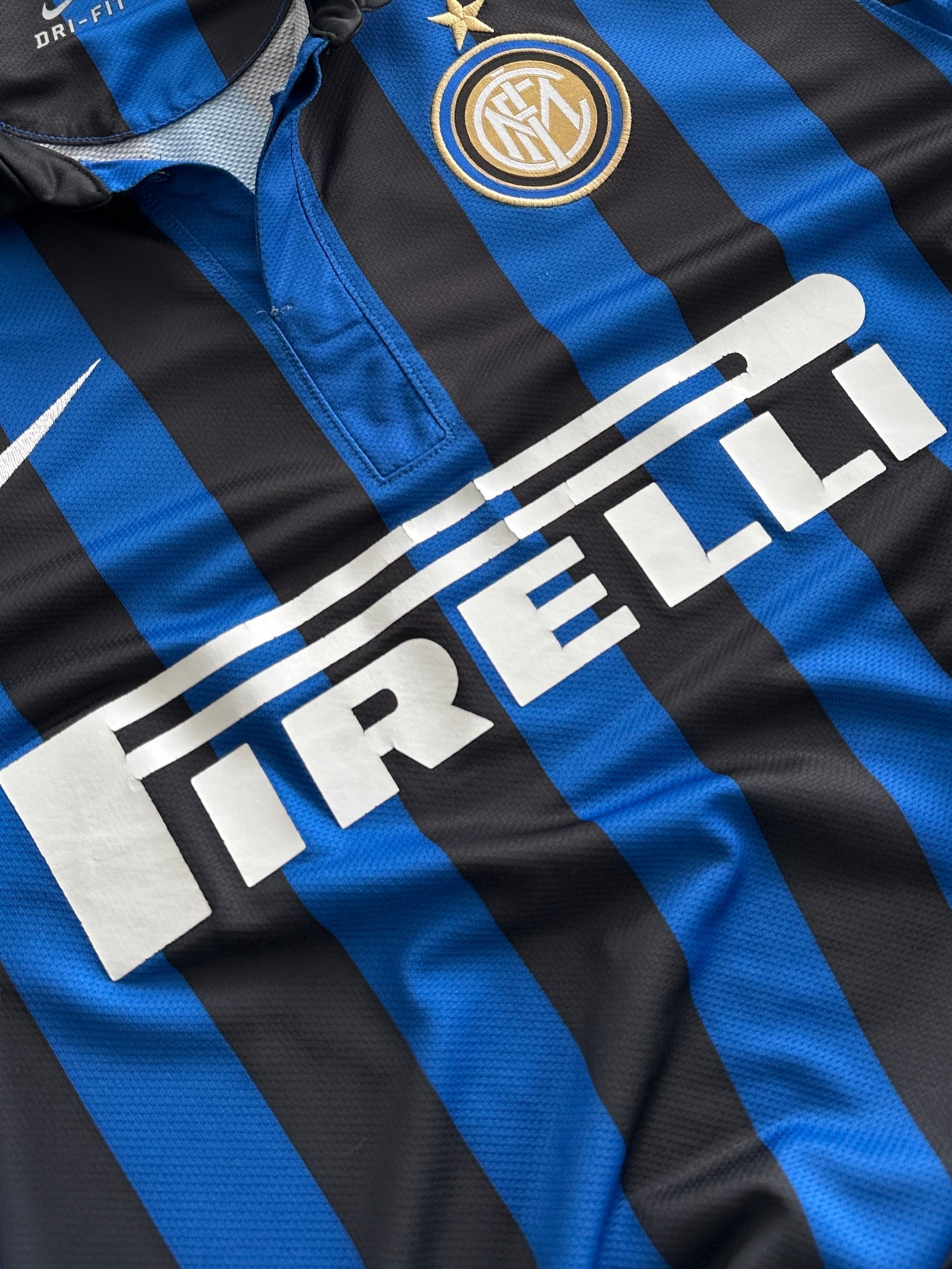 2011/12 Inter Milan Nike Long Sleeve Home Shirt (L)