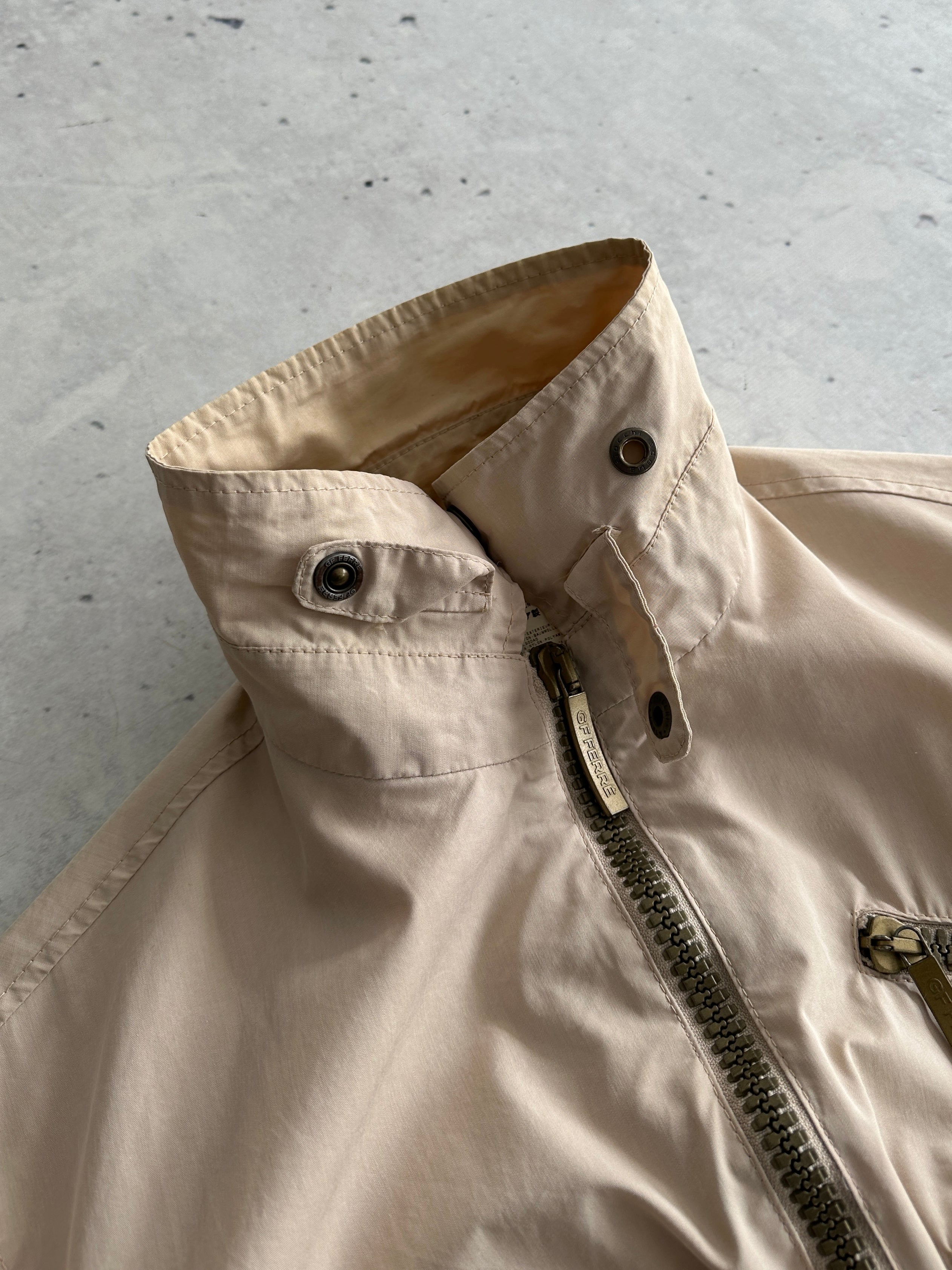 Vintage GF Ferré Gianfranco Multi Zip Utility Jacket (M)