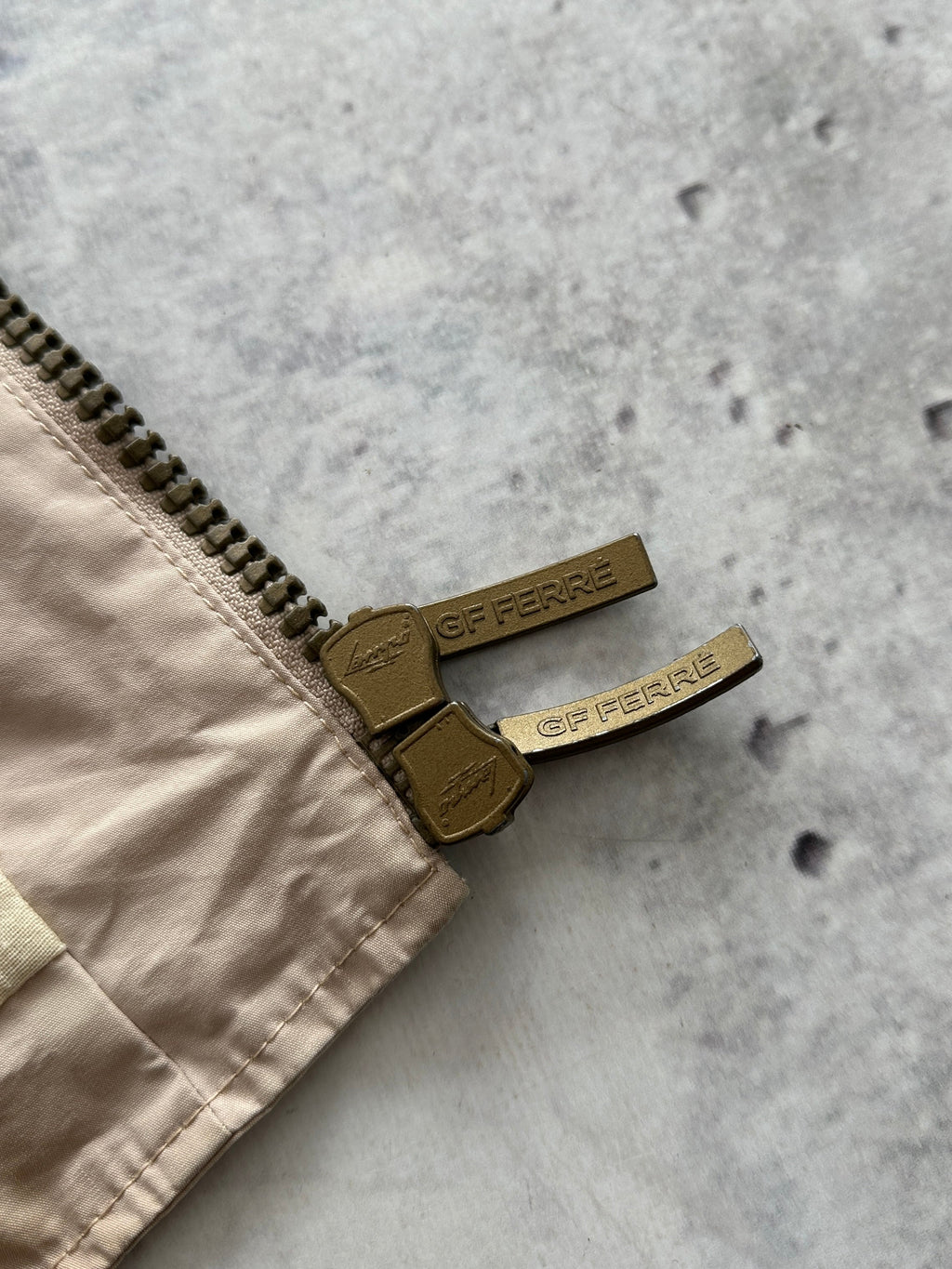 Vintage GF Ferré Gianfranco Multi Zip Utility Jacket (M)