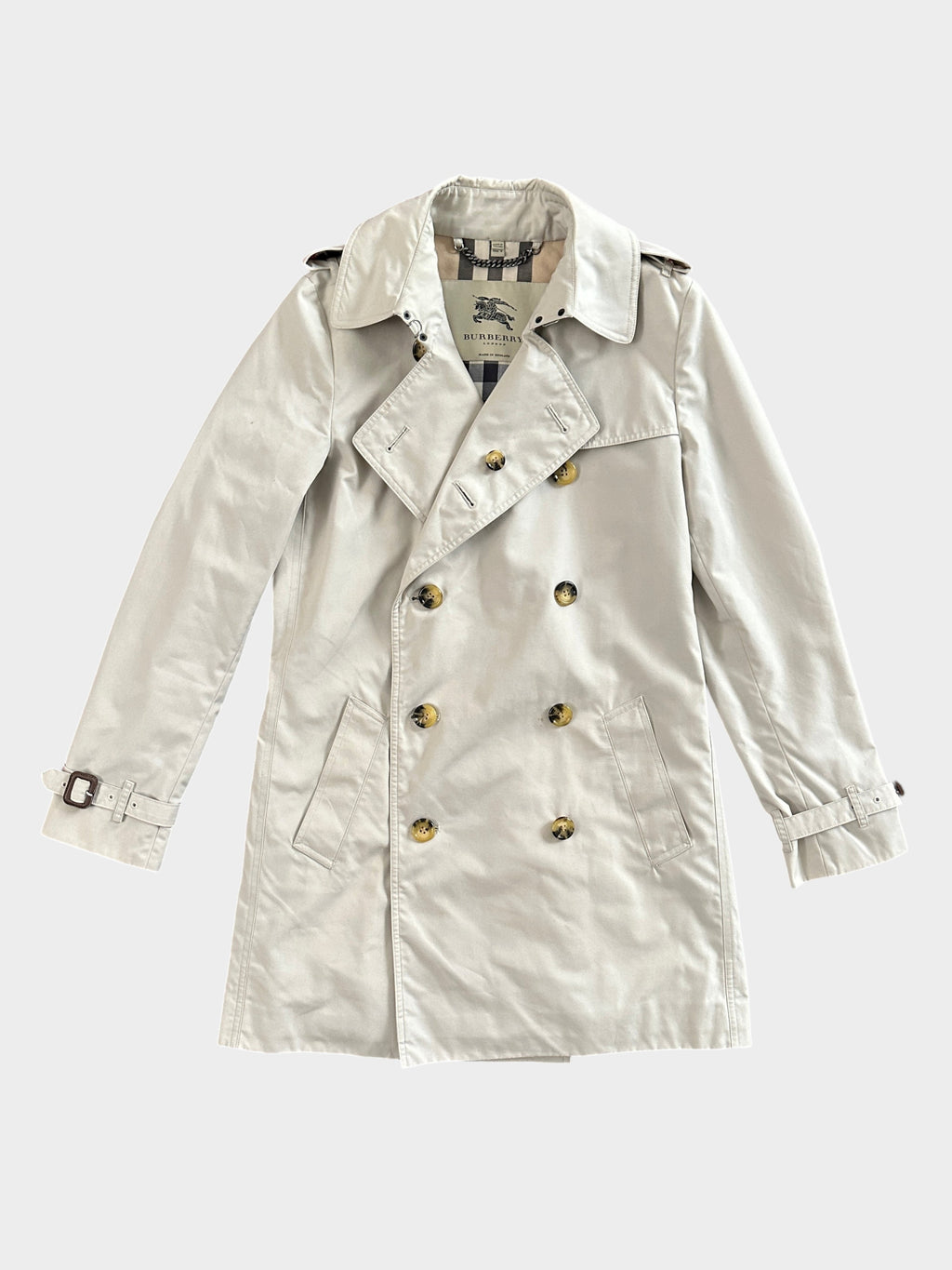 Burberry nova check Trench Coat (Women's UK 10)