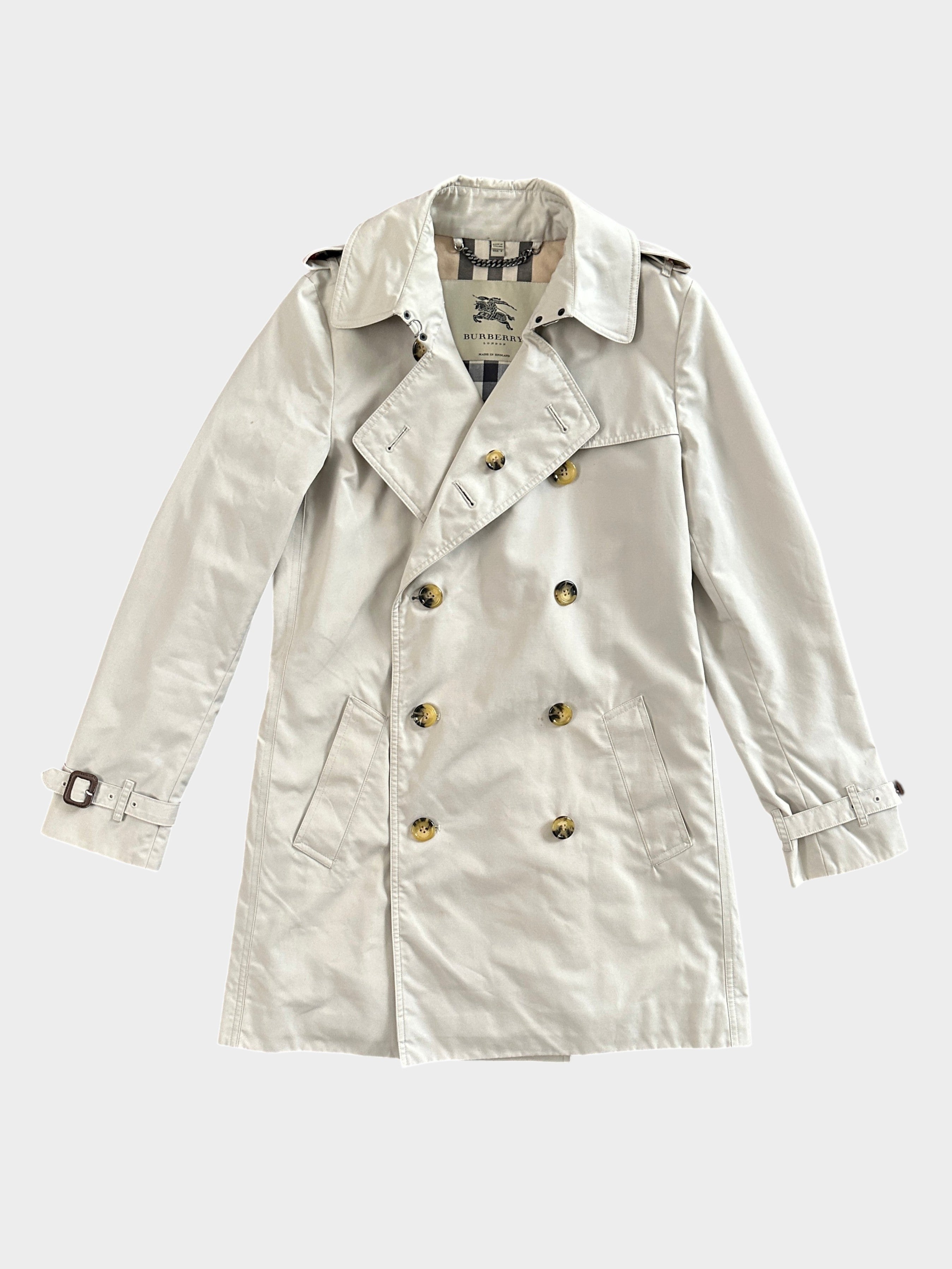 Burberry nova check Trench Coat (Women's UK 10)