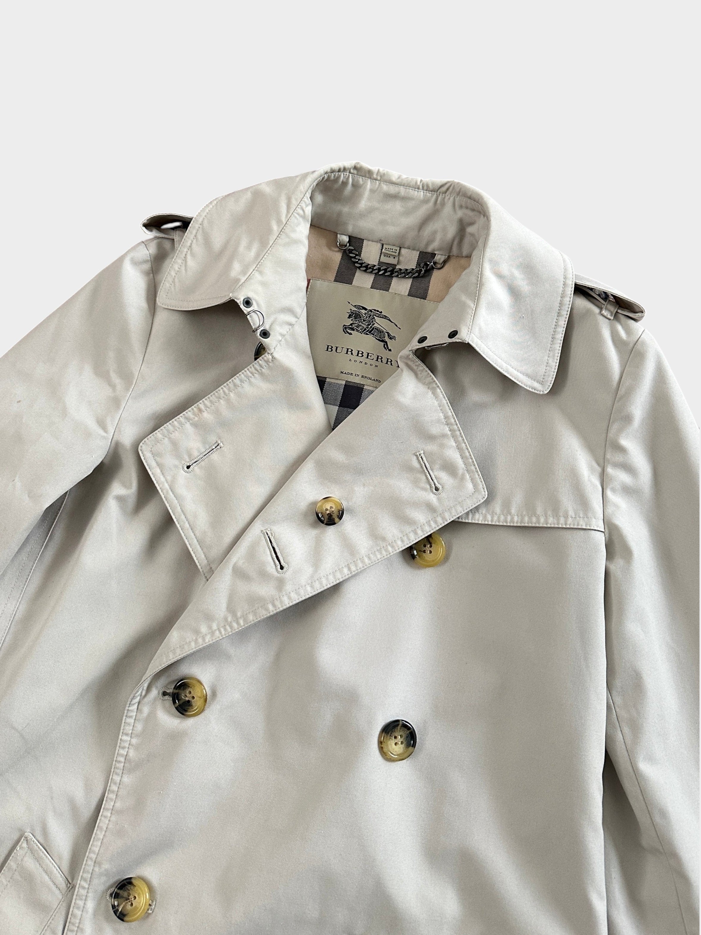 Burberry nova check Trench Coat (Women's UK 10)