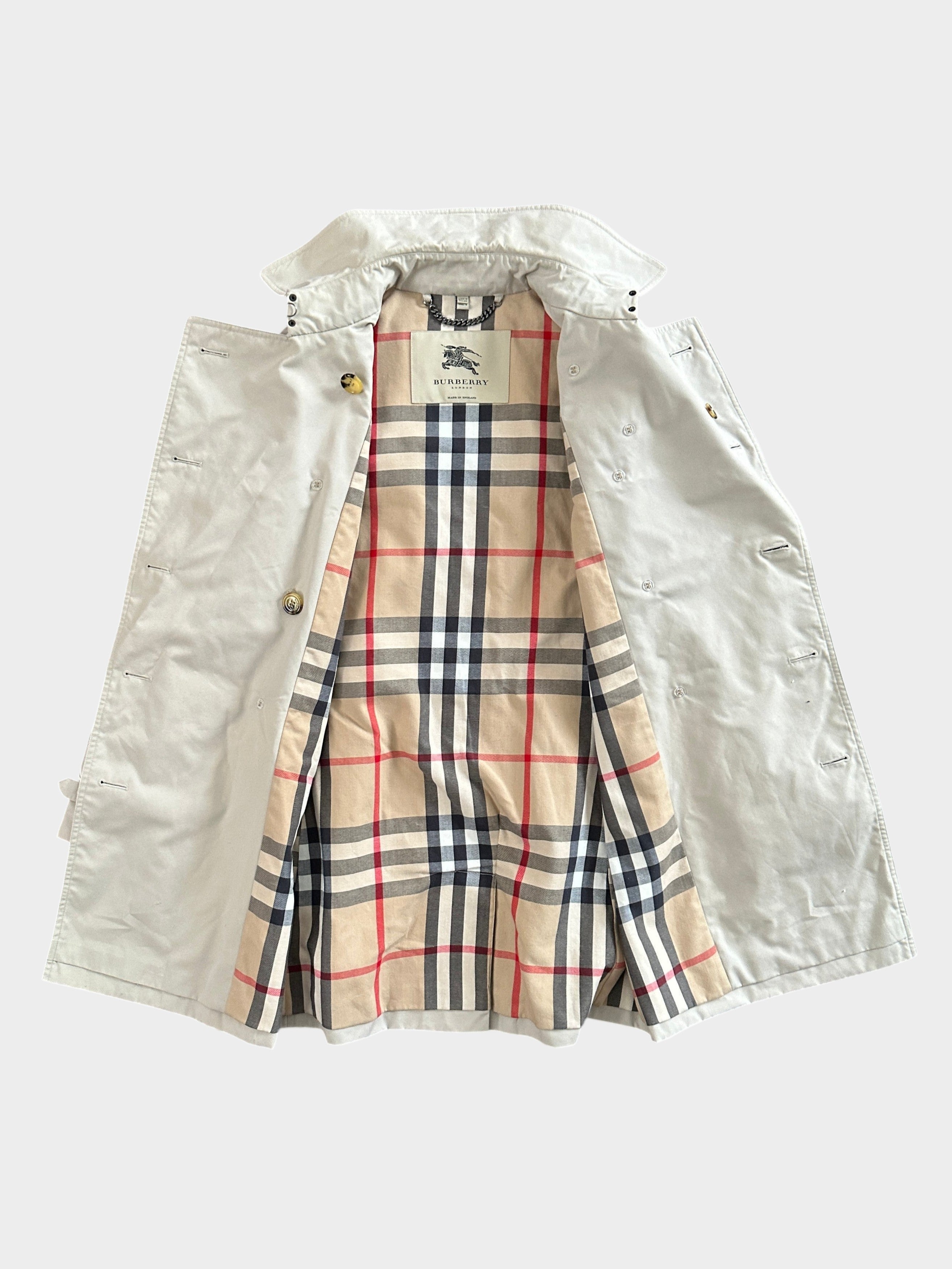 Burberry nova check Trench Coat (Women's UK 10)
