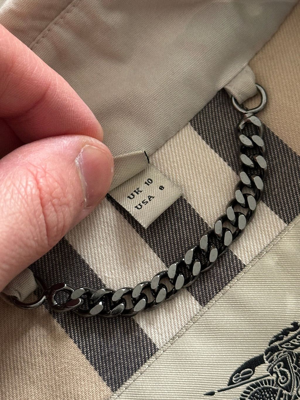 Burberry nova check Trench Coat (Women's UK 10)