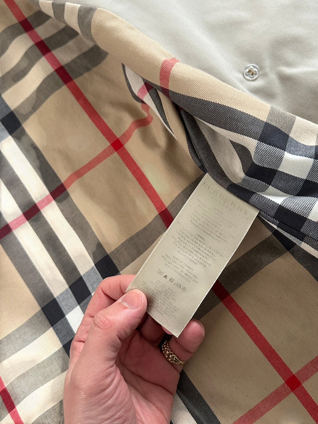 Burberry nova check Trench Coat (Women's UK 10)