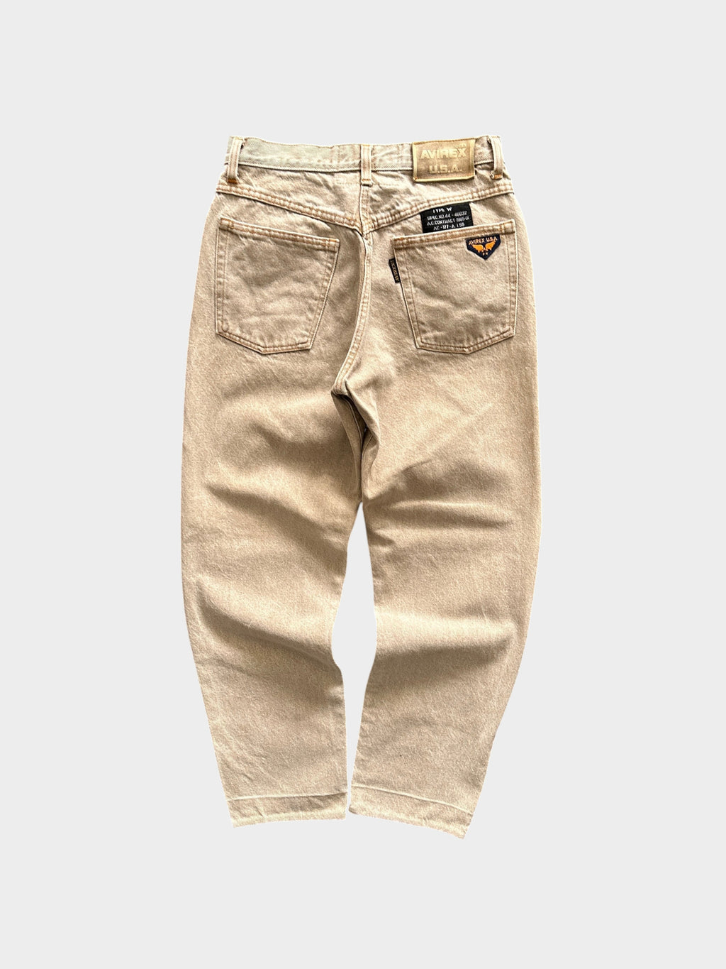 Vintage Avirex Embroidered Denim Jeans (Women's XS)
