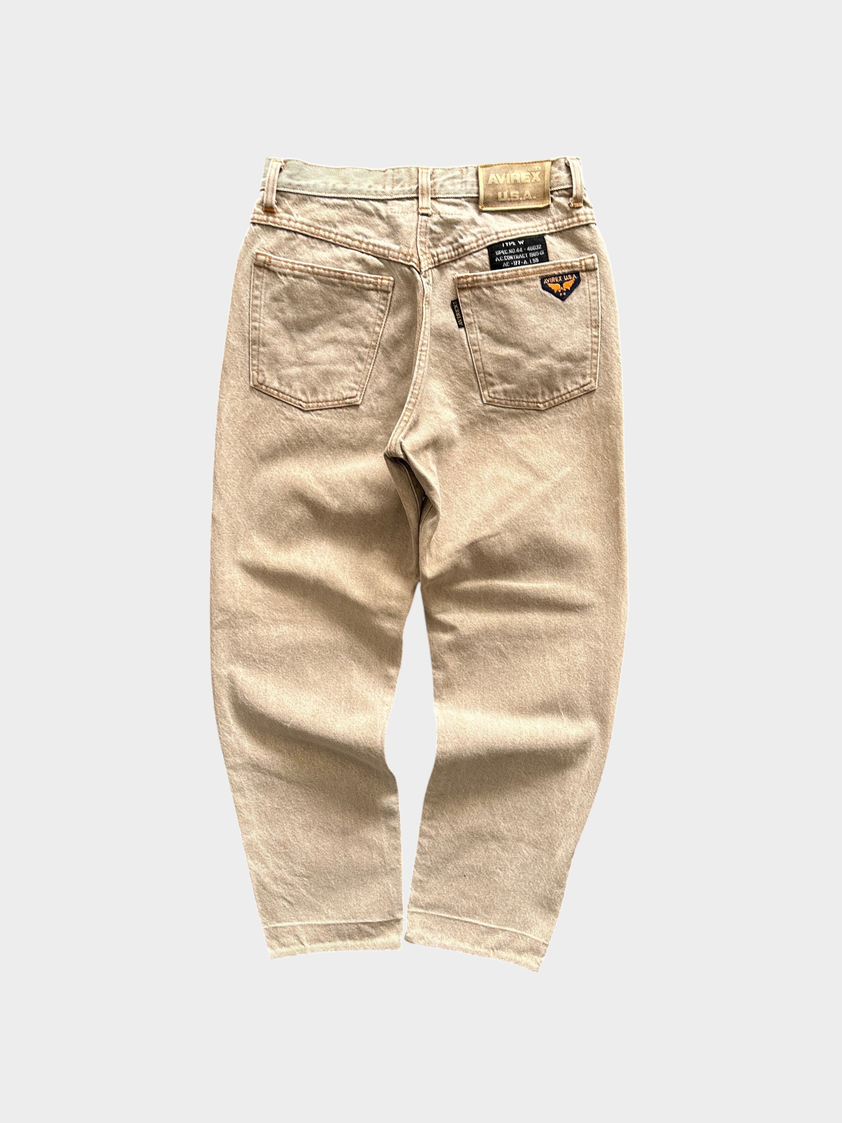 Vintage Avirex Embroidered Denim Jeans (Women's XS)