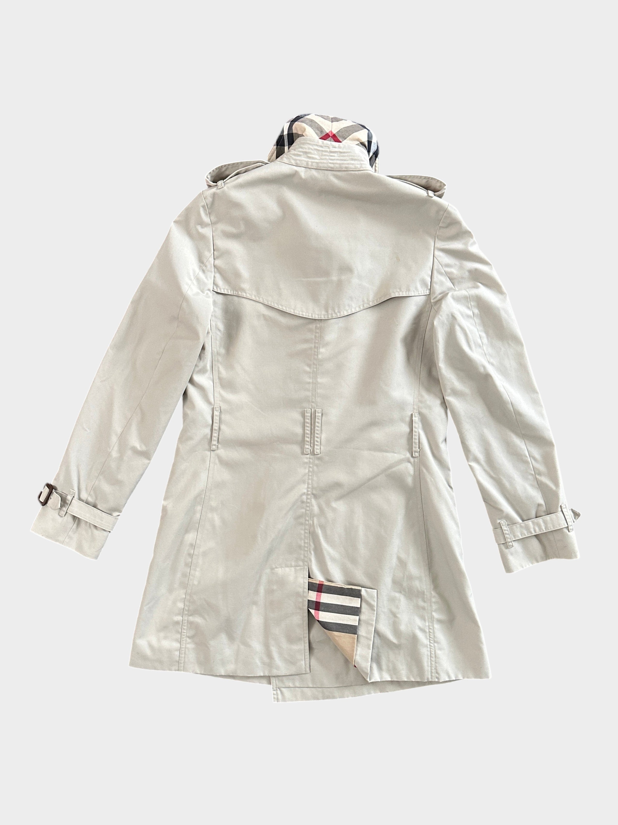 Burberry nova check Trench Coat (Women's UK 10)