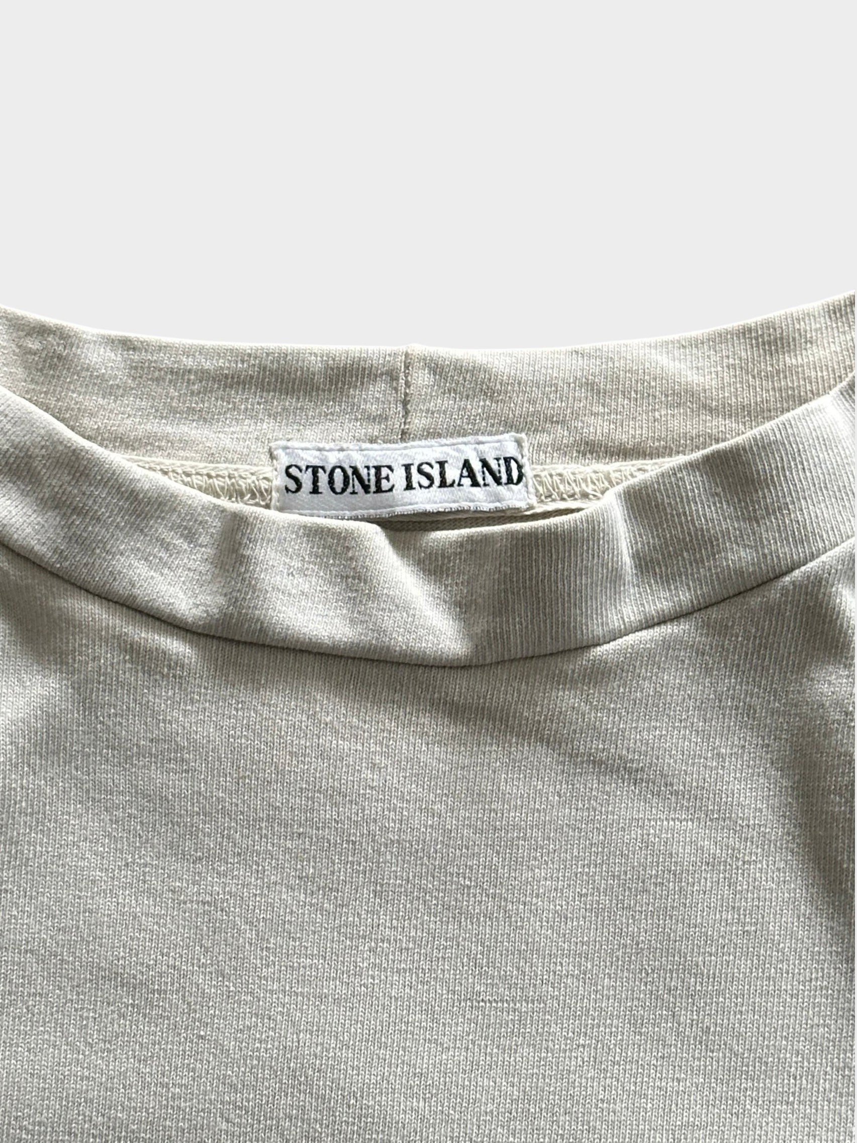90's Stone Island Marina Heavyweight Embroidered T Shirt (L)