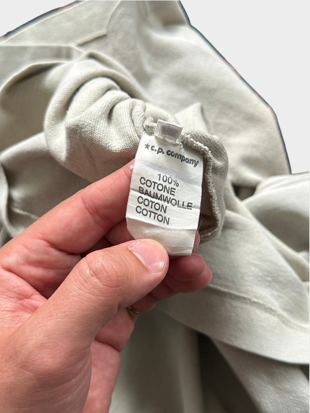 90's Stone Island Marina Heavyweight Embroidered T Shirt (L)