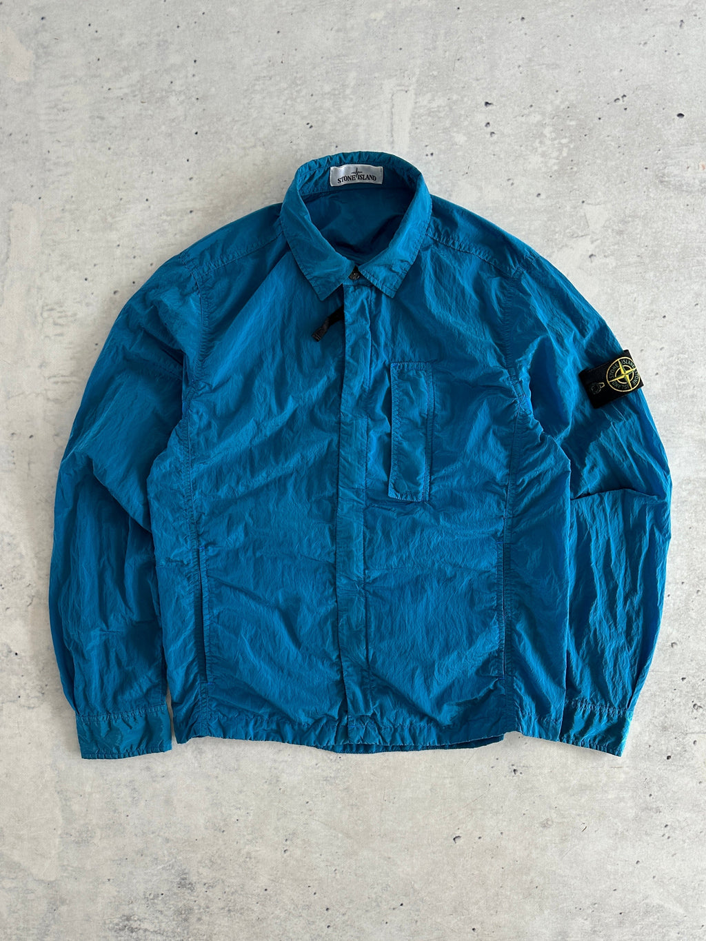 SS/18 Stone Island nylon metal Zip Up Overshirt (S)