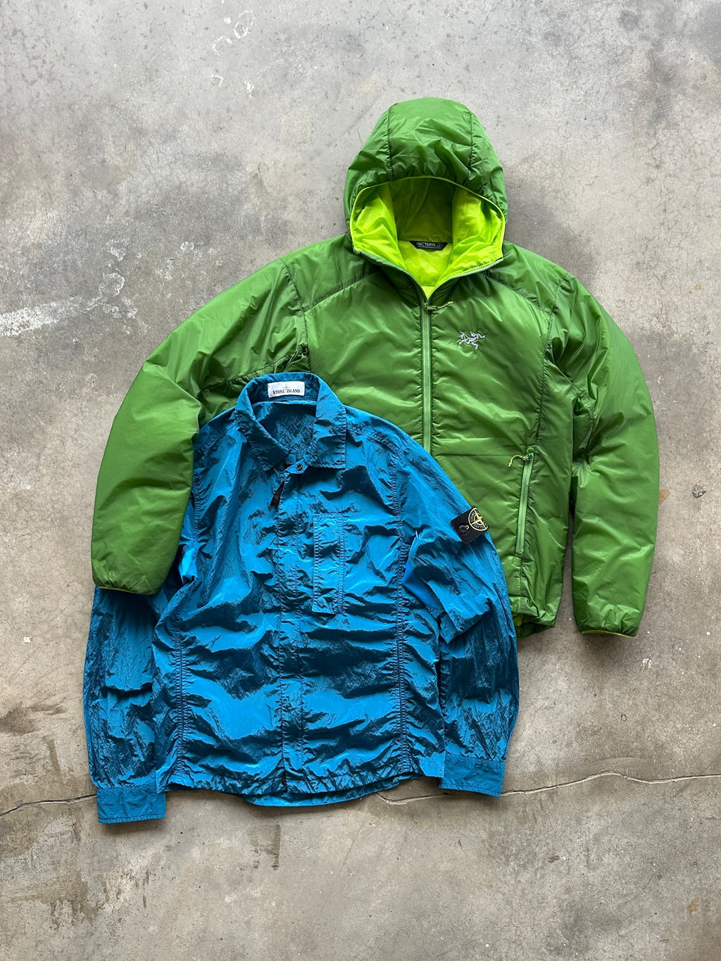 SS/18 Stone Island nylon metal Zip Up Overshirt (S)