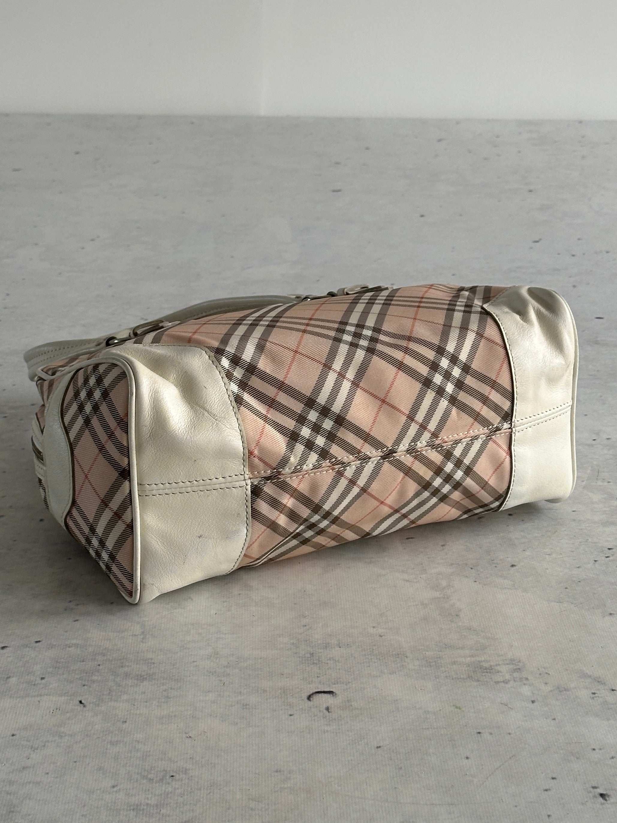 Burberry Blue Label Mini Boston Nova Check Bag (One Size)