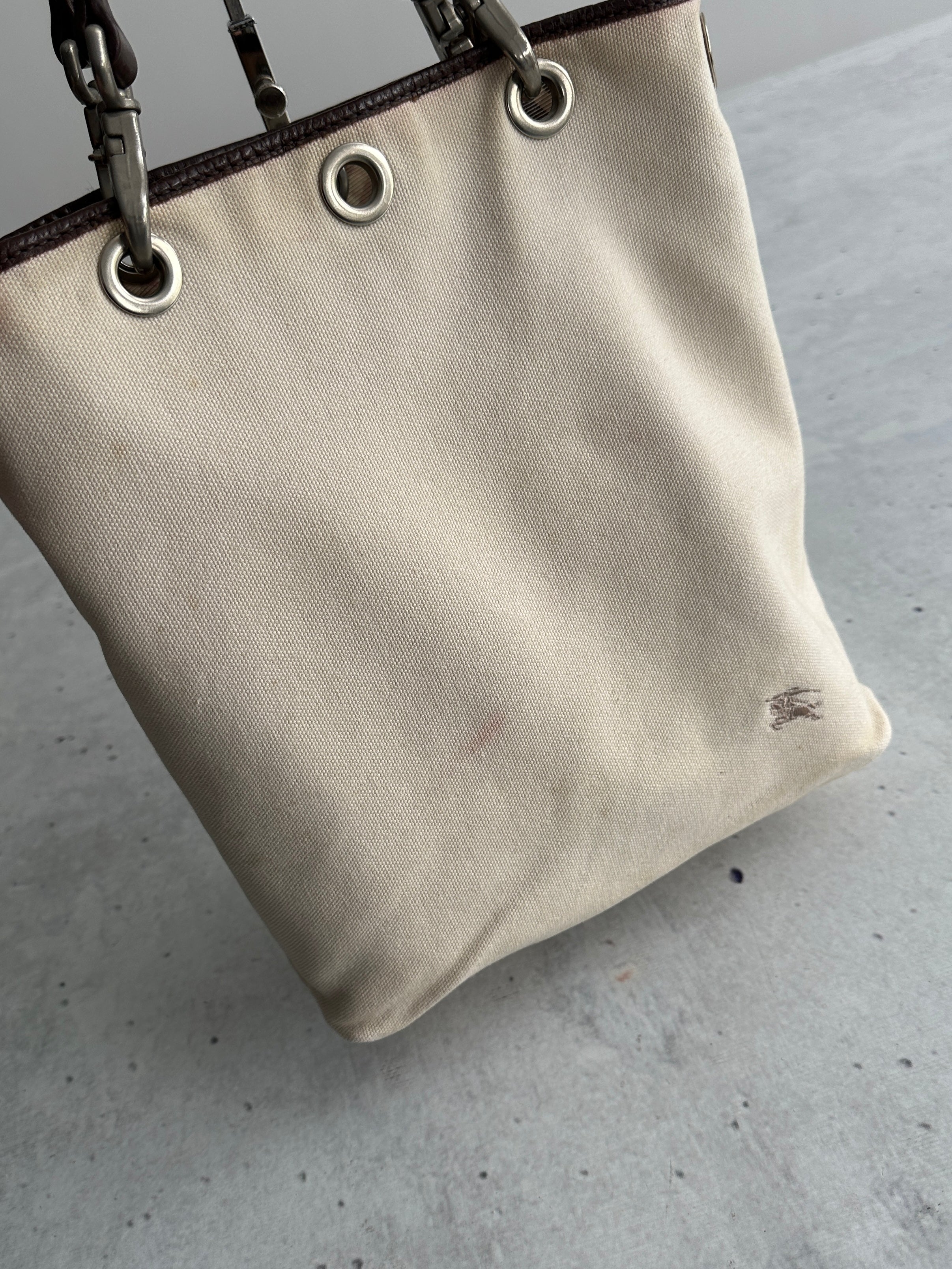 Burberry Reversible Nova Check Tote Bag (One Size)