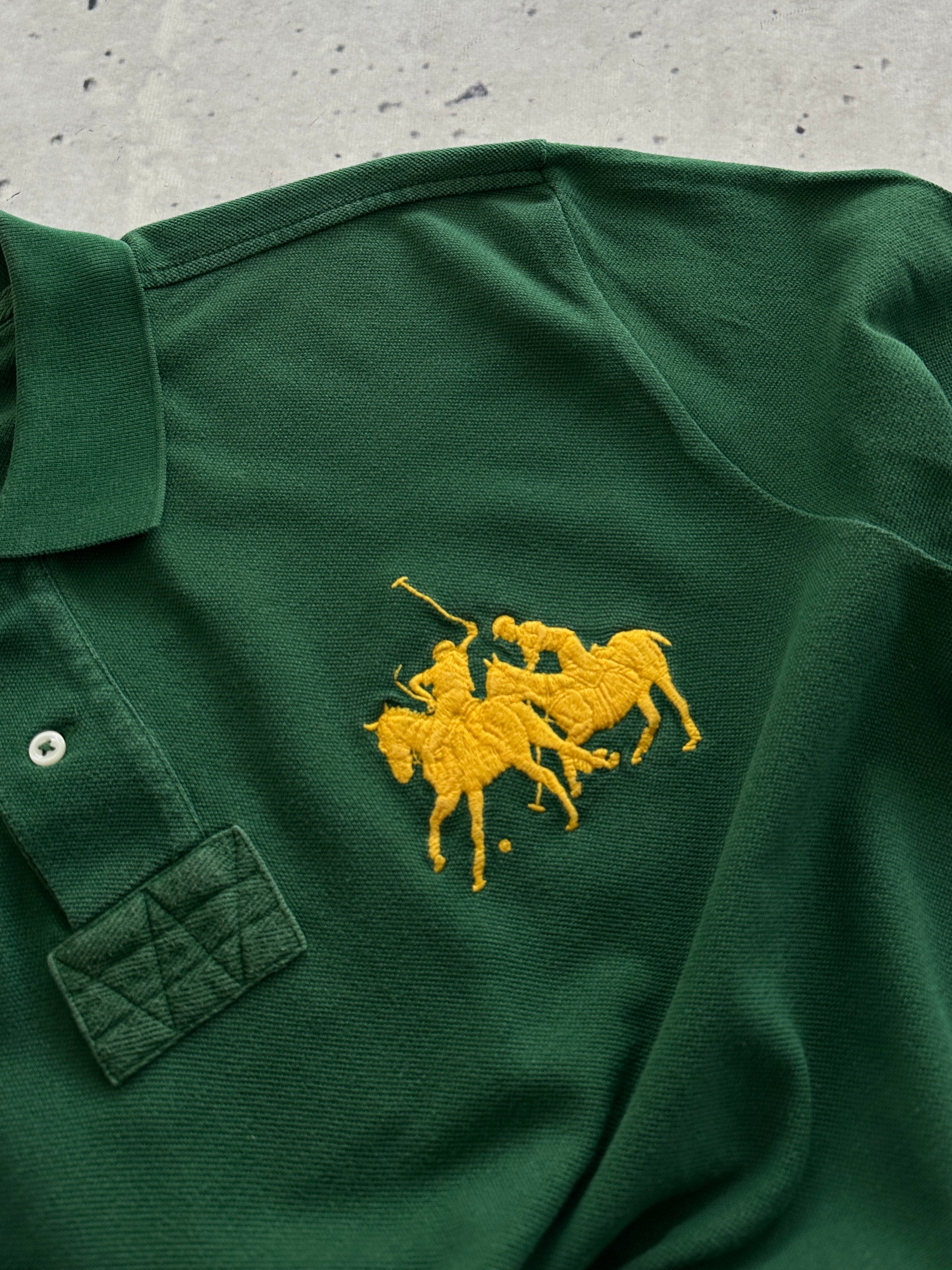 Ralph Lauren Big Logo Long Sleeve Polo Shirt (XXL)