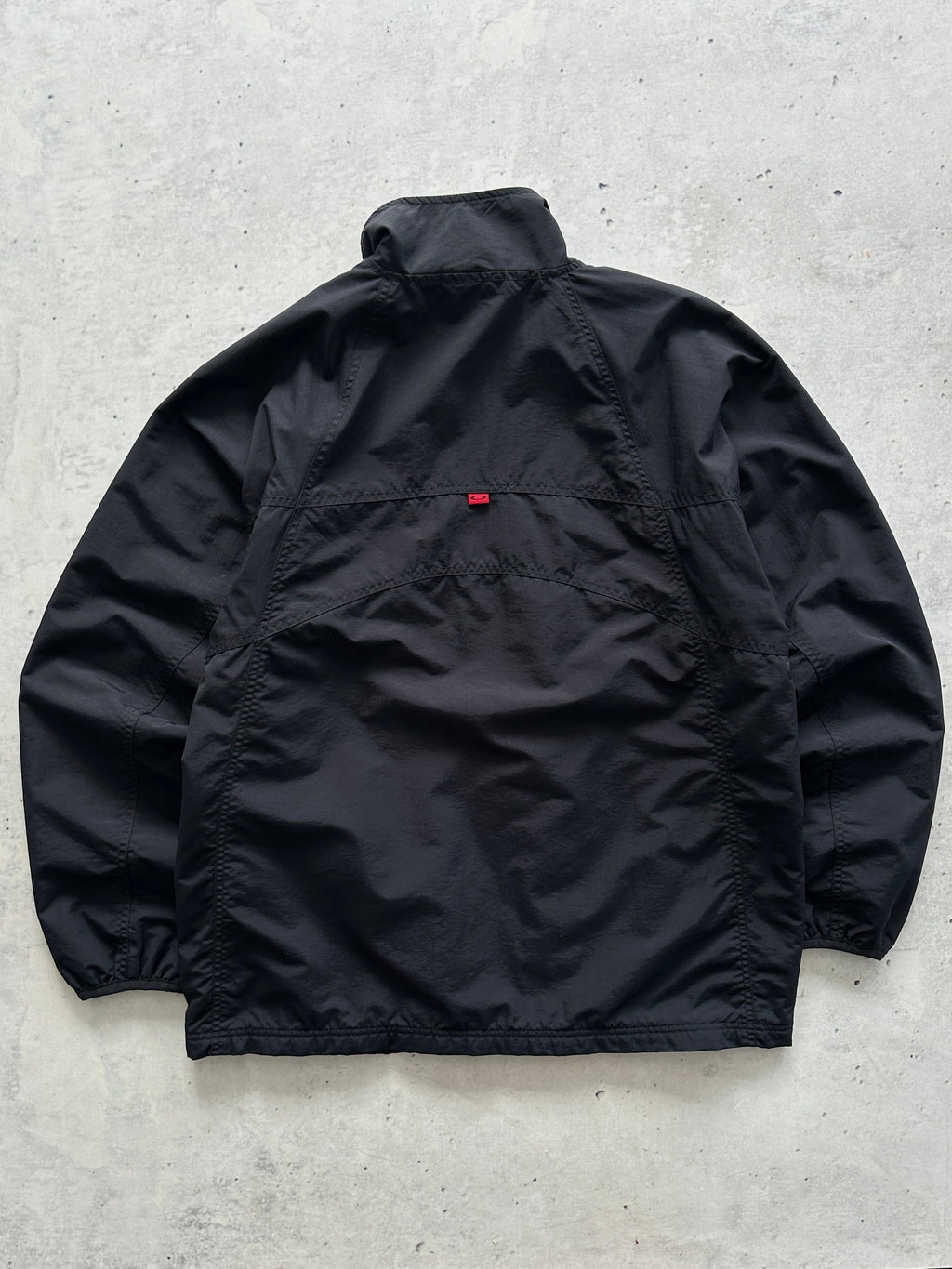 00's Oakley Embroidered Logo Zip Up fleece lined Jacket (XL)