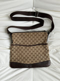 Vintage Gucci GG Canvas Shoulder / Crossbody Bag (One Size)