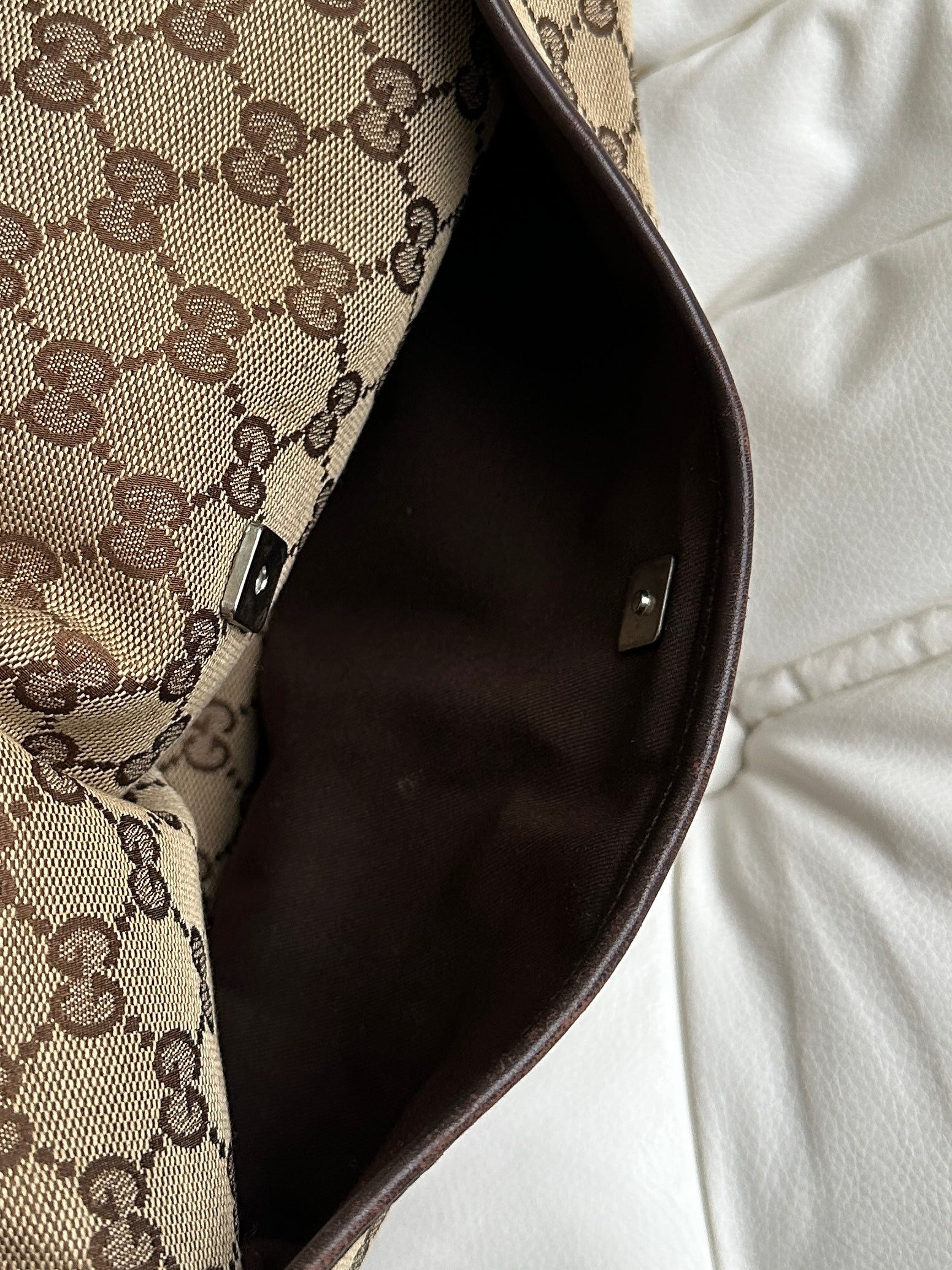 Vintage Gucci GG Canvas Shoulder / Crossbody Bag (One Size)