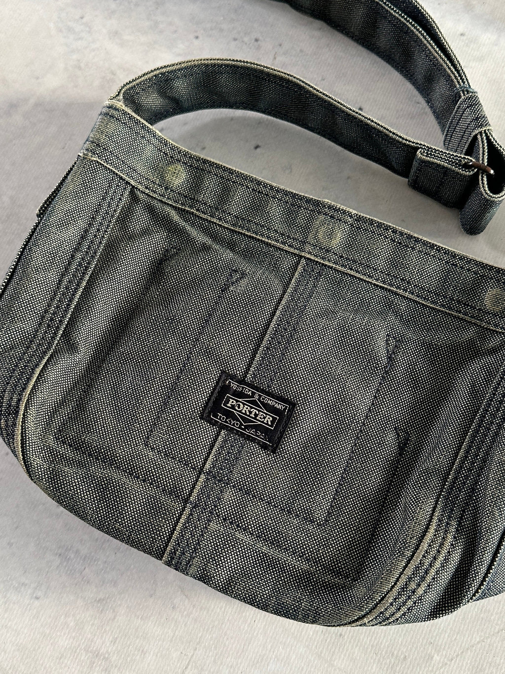 Porter Yoshida & Co. small Denim Shoulder Bag (One Size)