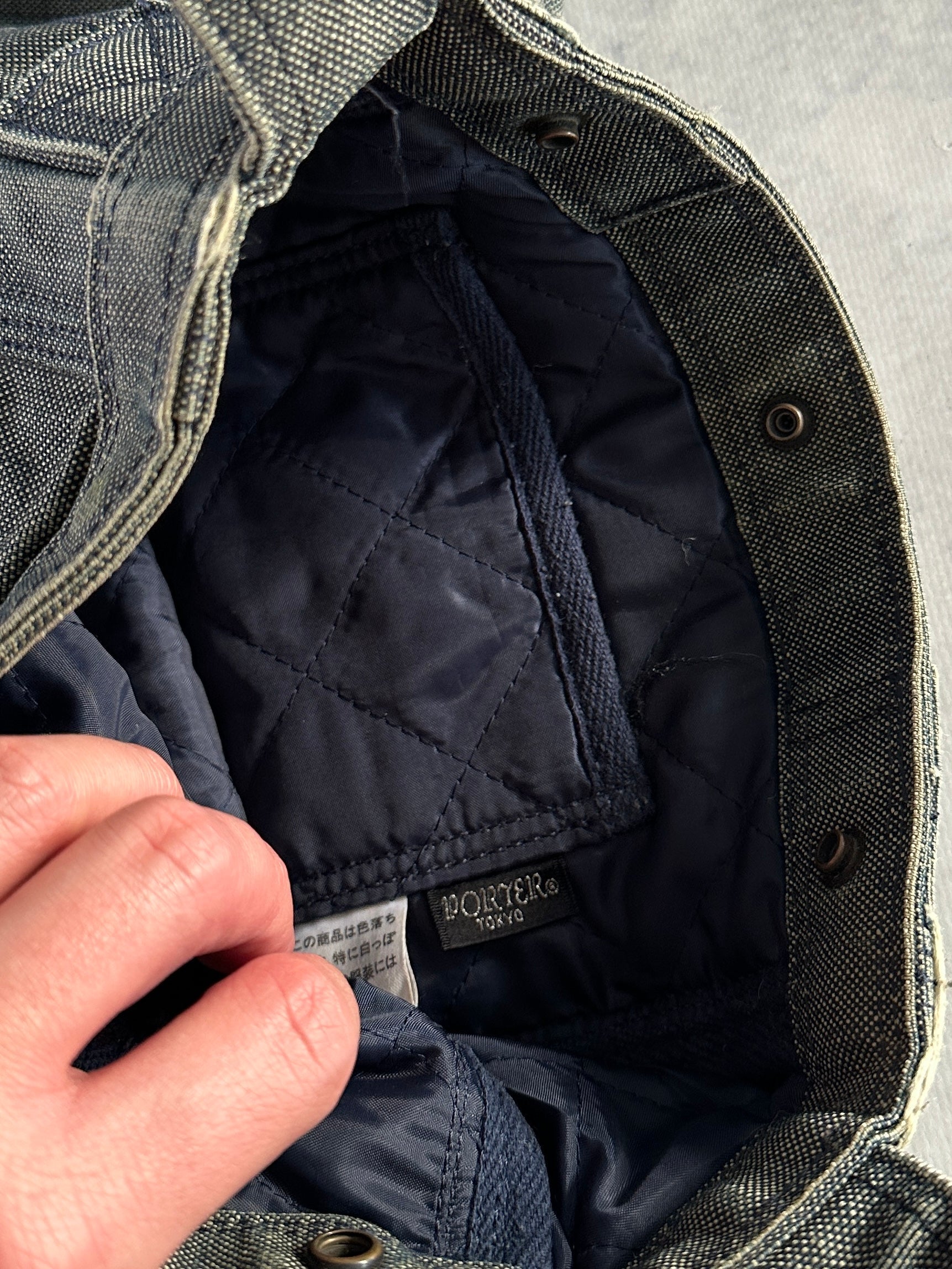 Porter Yoshida & Co. small Denim Shoulder Bag (One Size)