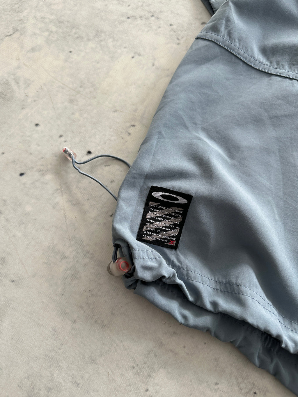 00's Oakley software reflective Utility tech Zip Up Shirt (S)