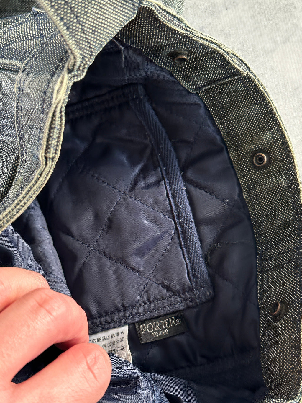 Porter Yoshida & Co. small Denim Shoulder Bag (One Size)