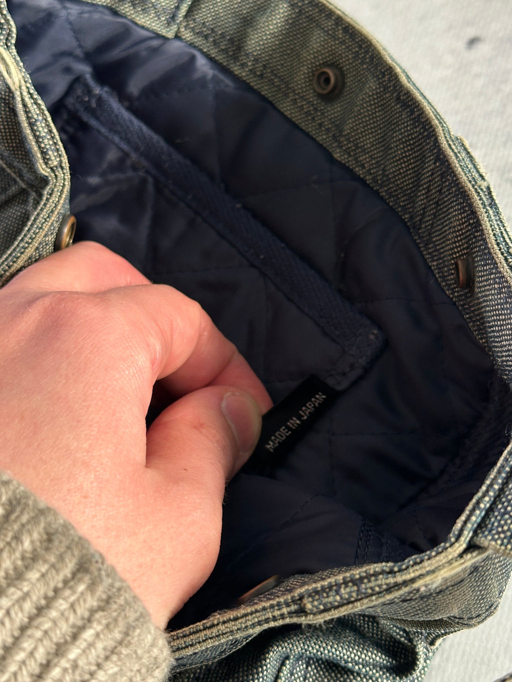 Porter Yoshida & Co. small Denim Shoulder Bag (One Size)