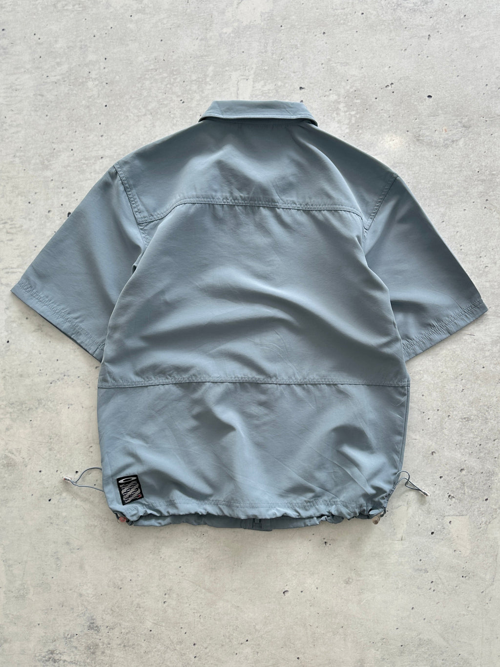 00's Oakley software reflective Utility tech Zip Up Shirt (S)