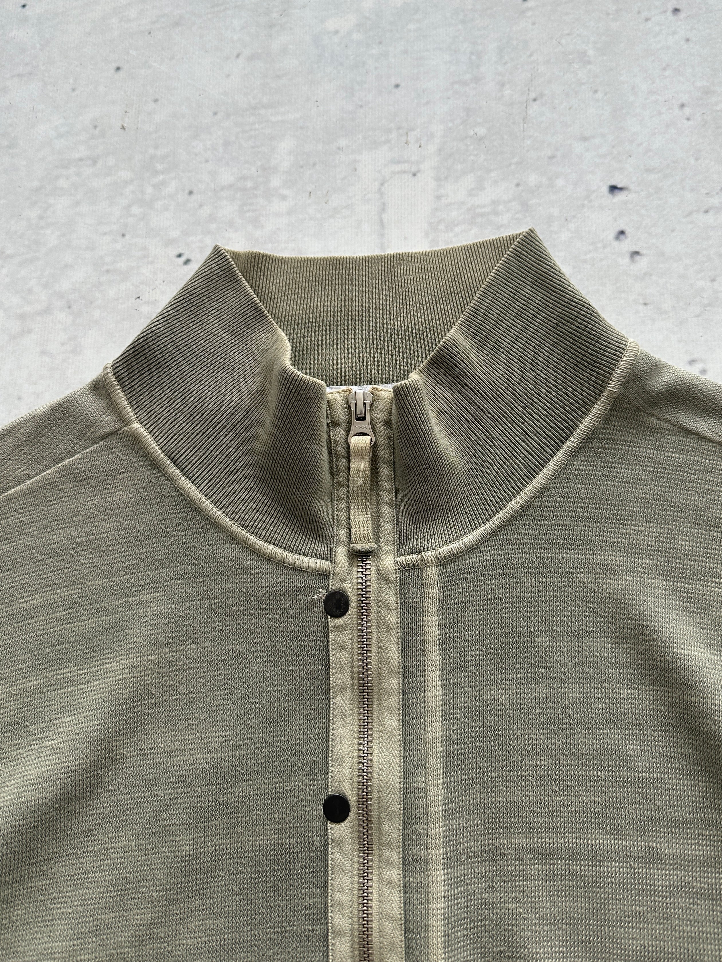 SS/10 Stone Island 1/4 Zip Pullover Knit Jumper (XL)