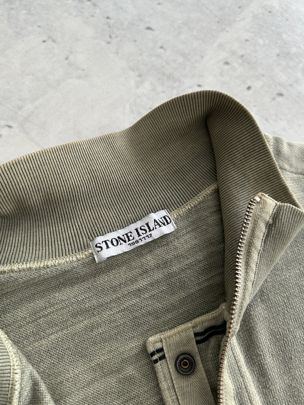 SS/10 Stone Island 1/4 Zip Pullover Knit Jumper (XL)