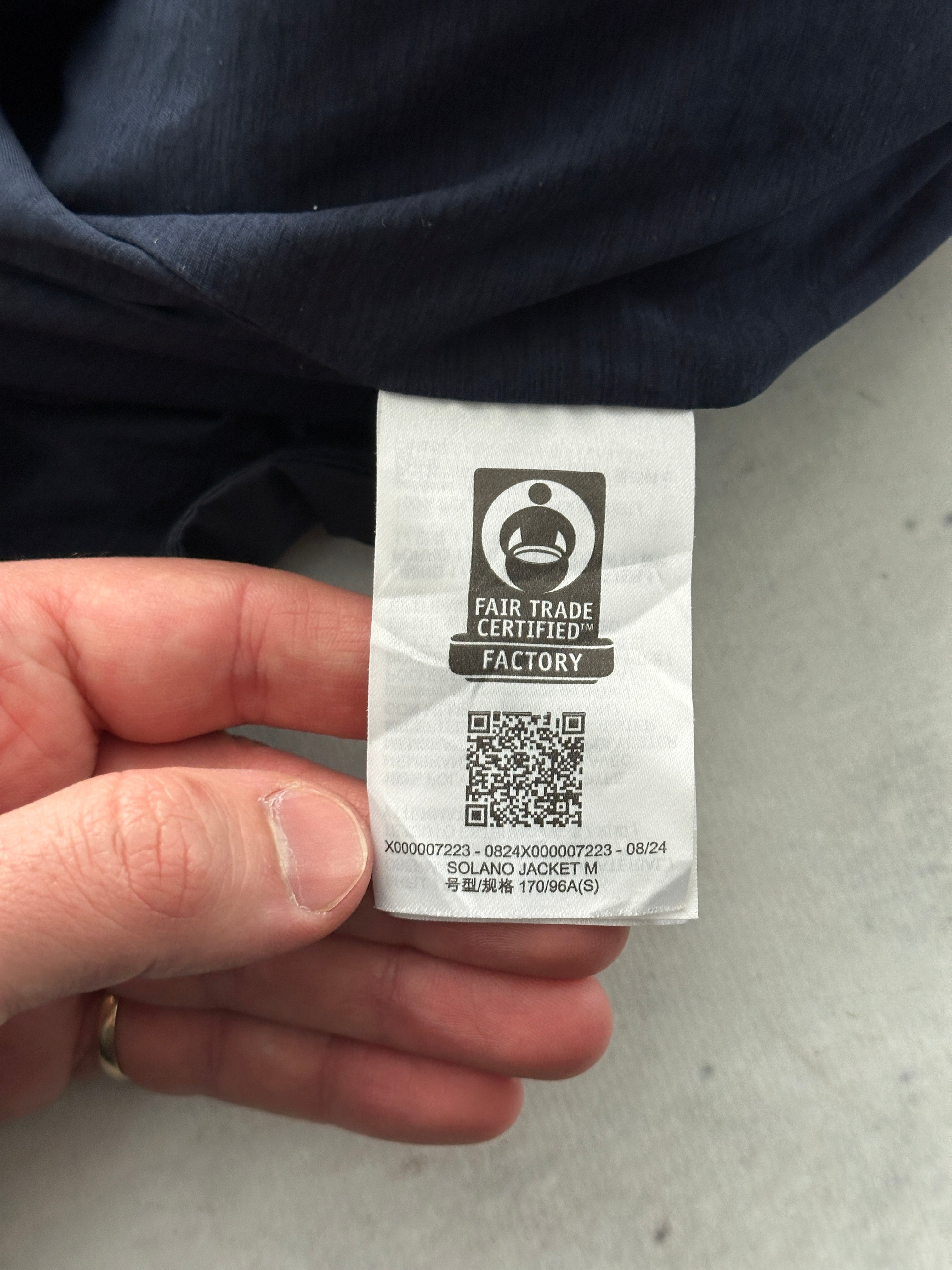 Arc'teryx Solano Gore-Tex Infinium Zip Up Jacket (S)