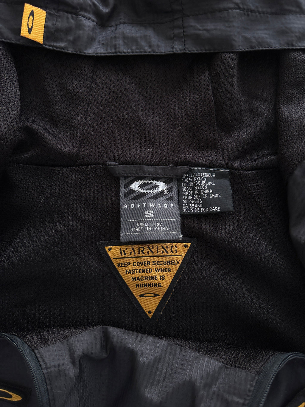 00's Oakley Asymmetrical Zip Pullover Windbreaker Jacket (M)