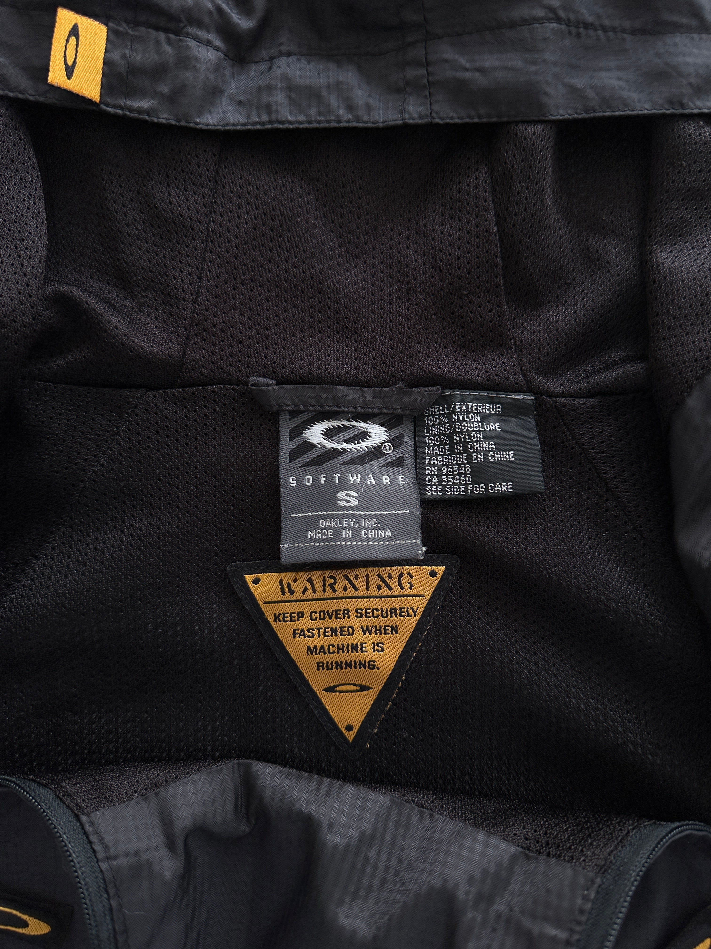 00's Oakley Asymmetrical Zip Pullover Windbreaker Jacket (M)