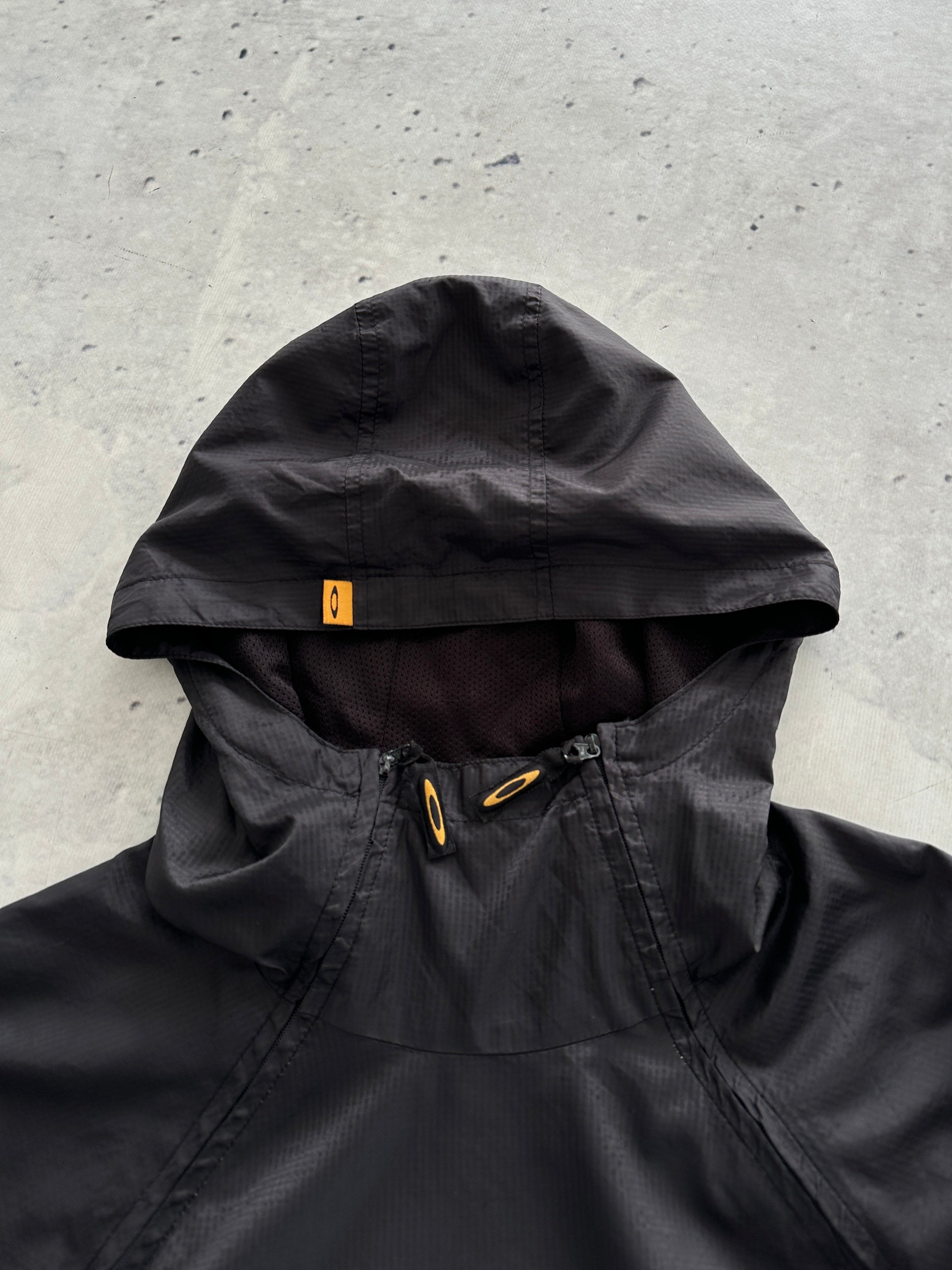 00's Oakley Asymmetrical Zip Pullover Windbreaker Jacket (M)