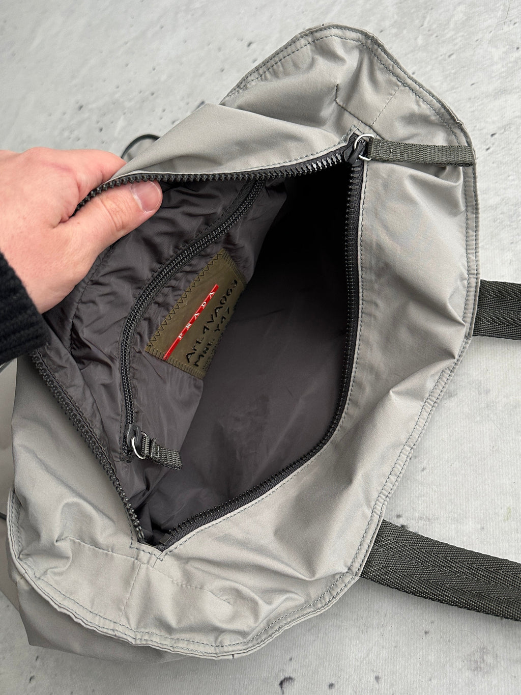 00's Prada Sport Nylon Tote Bag (One Size)