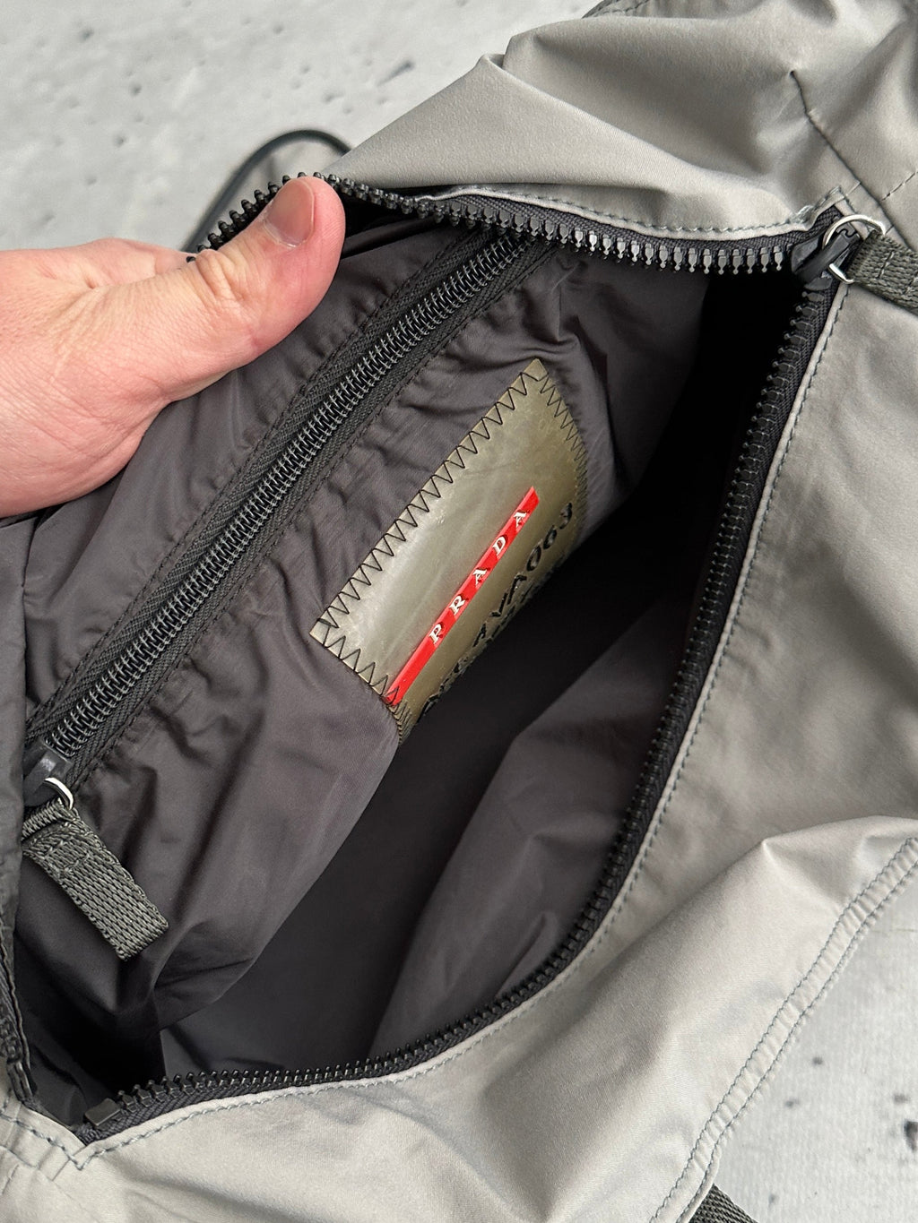 00's Prada Sport Nylon Tote Bag (One Size)