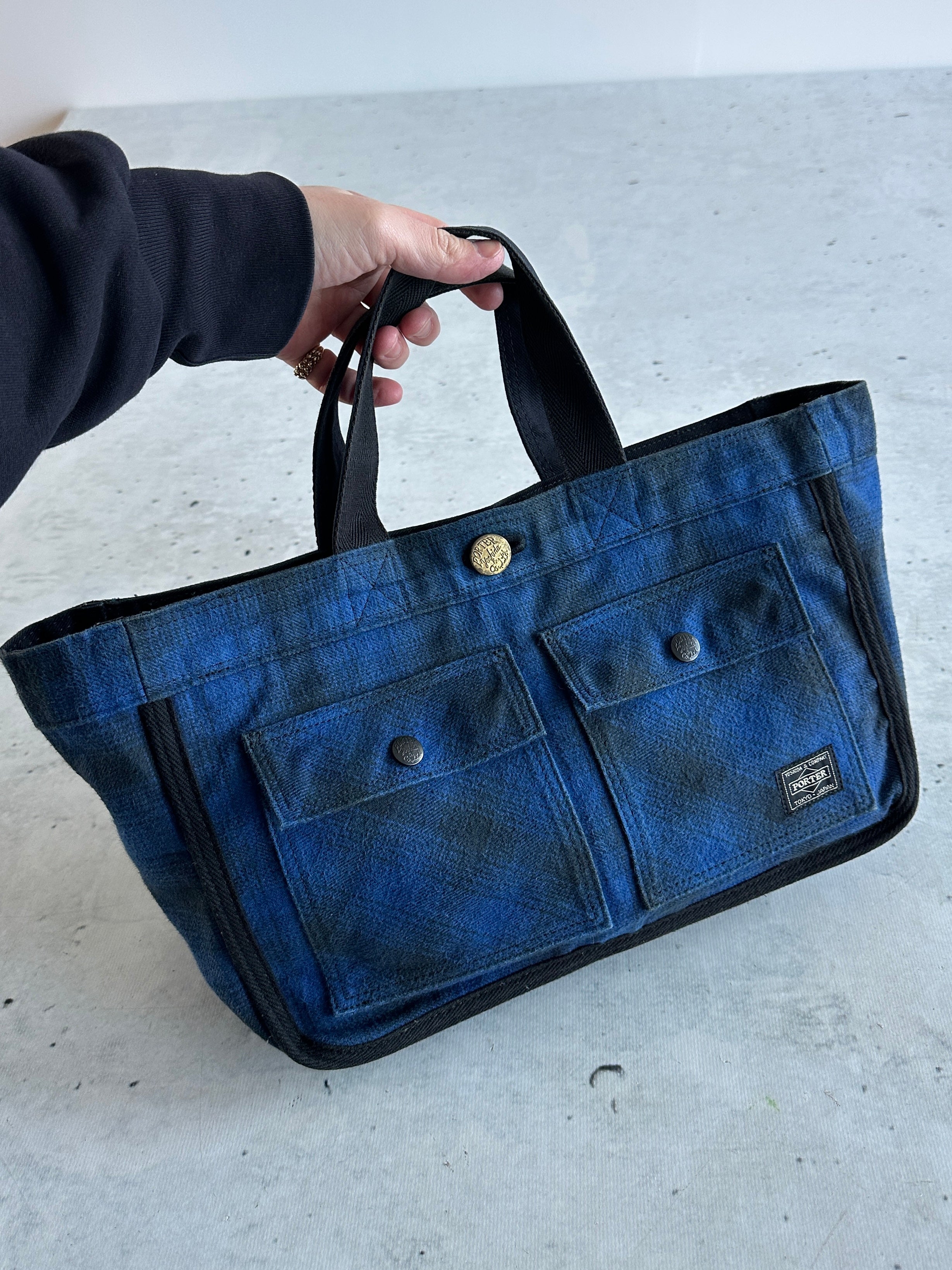Porter Yoshida & Co. Plaid Tote Bag (One Size)