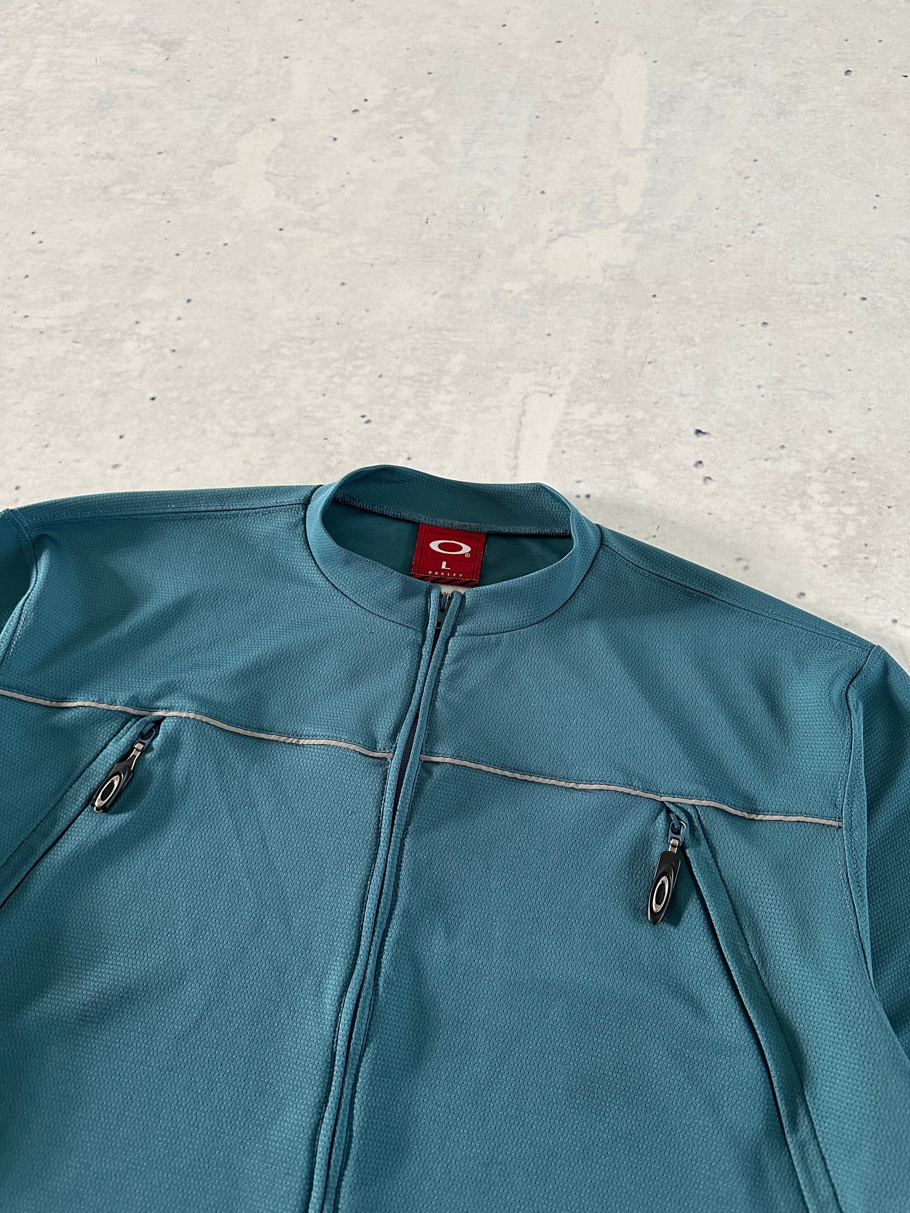 90's Oakley Multi Zip Pullover Long Sleeve (L)